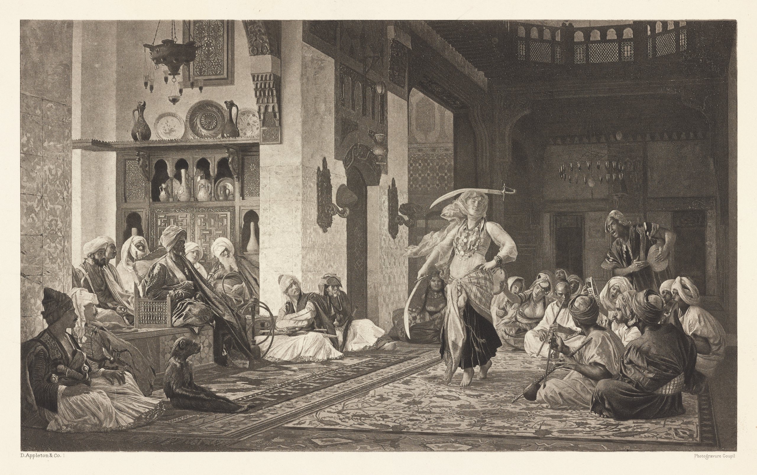 《刀舞》（Saber dance）｜让-莱昂·热罗姆 Jean-Léon Gérôme｜1870-1879