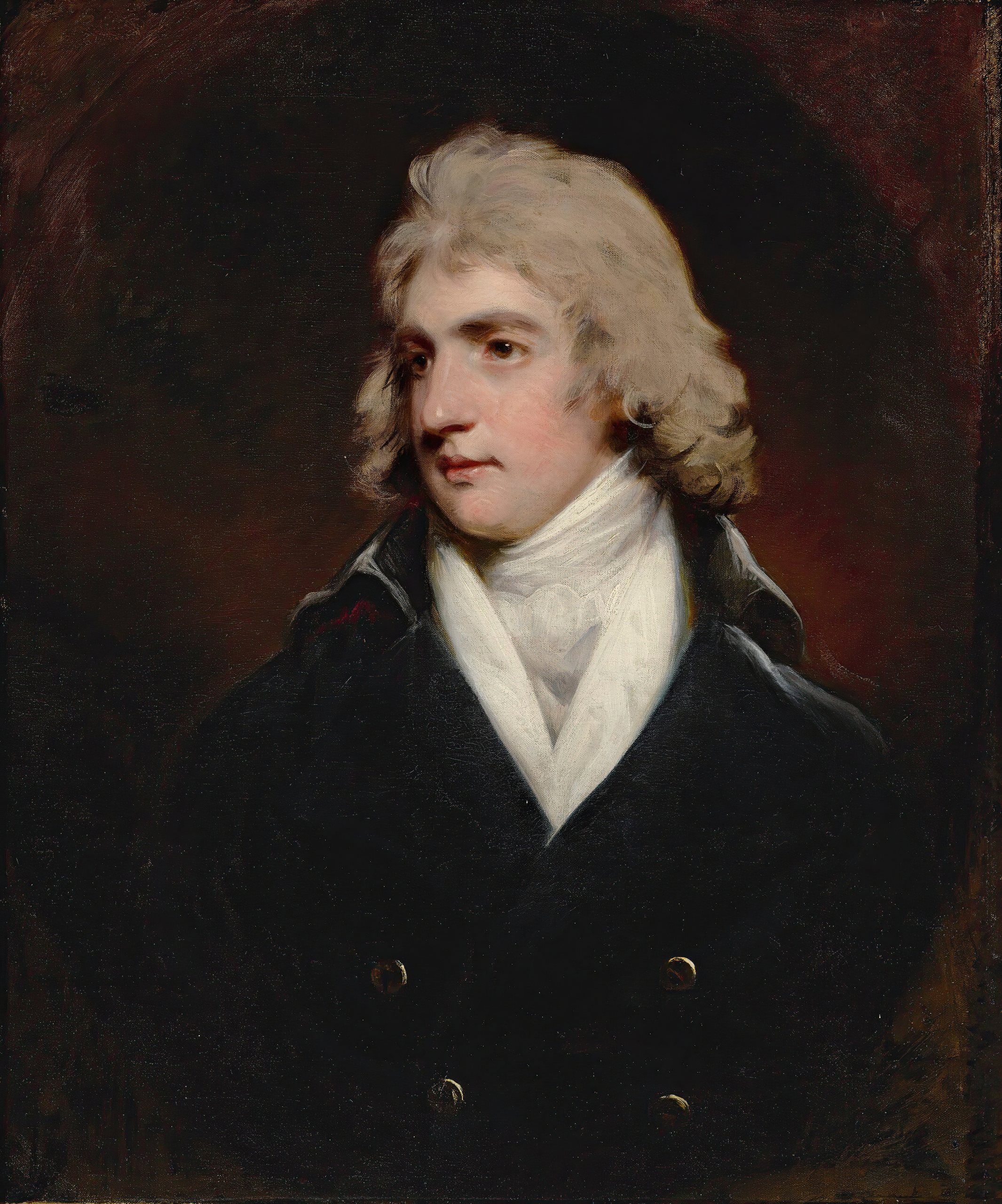 《查尔斯·罗斯·埃利斯 (1771-1845) 的肖像，1 圣西福德男爵》（Portrait Of Charles Rose Ellis (1771-1845), 1 St Baron Seaford）｜约翰·霍普纳 John Hoppner｜不明
