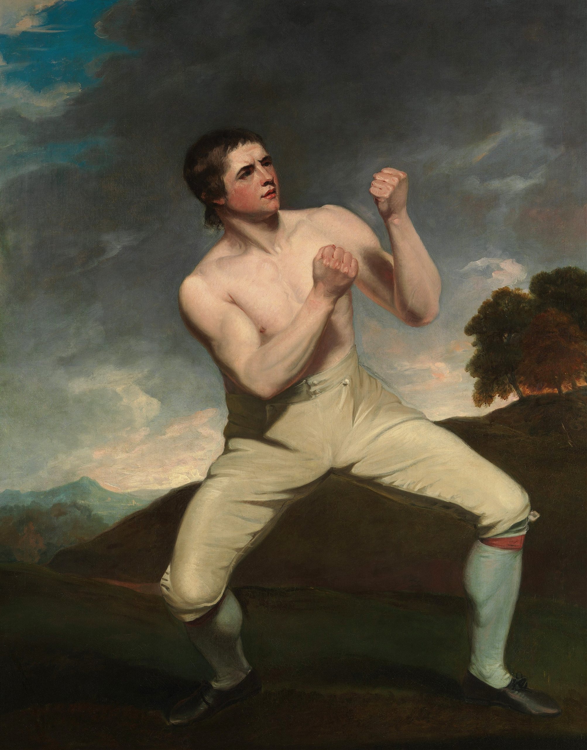 《理查德·汉弗莱斯——拳击手》（Richard Humphreys- the Boxer）｜约翰·霍普纳 John Hoppner｜不明