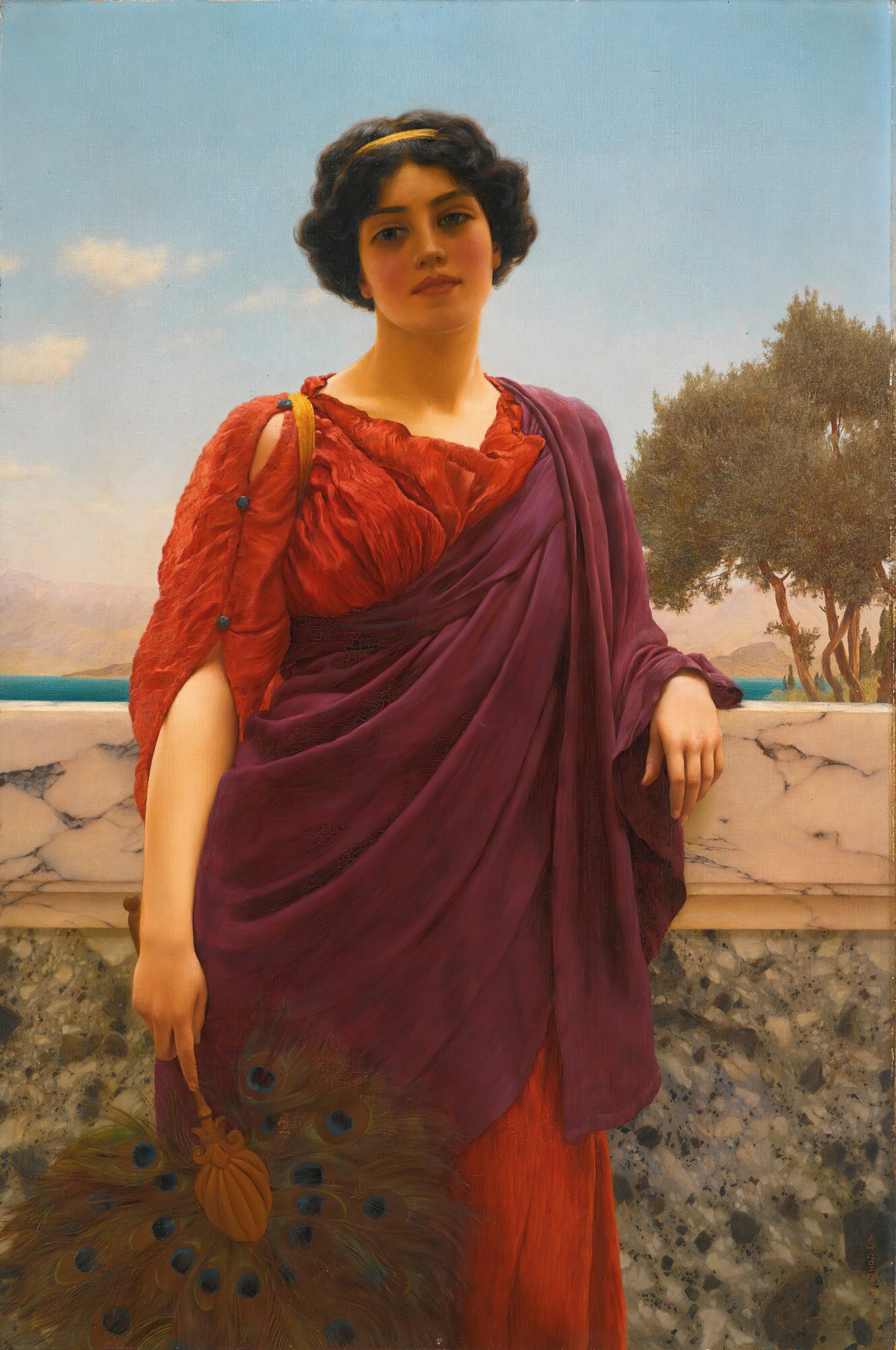 《预约》（Appointment）｜约翰·威廉·戈德沃德 John William Godward｜1903