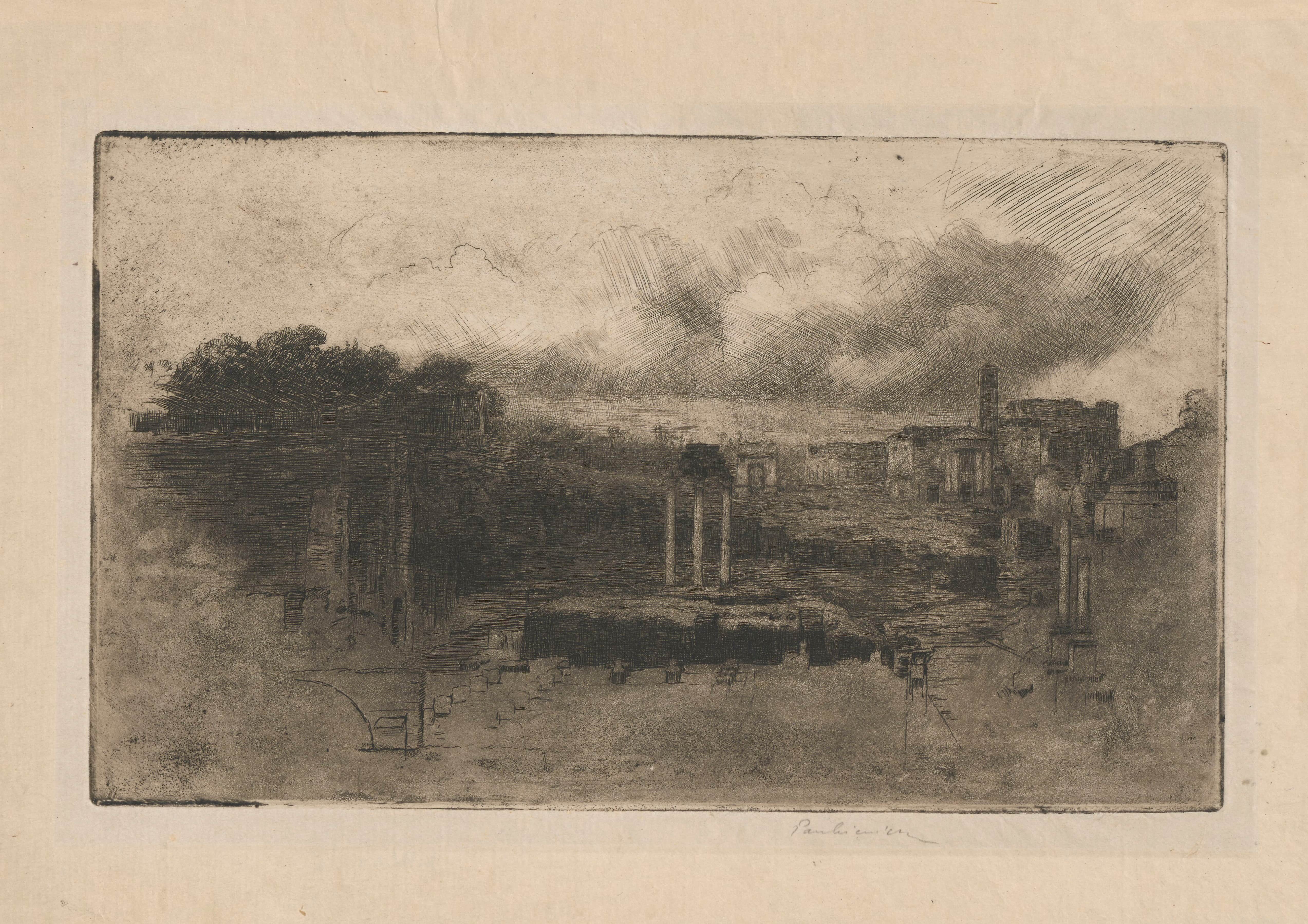 《罗马 – 罗马广场》（Rome - Roman Forum）｜约瑟夫·潘凯维奇 Józef Pankiewicz｜1900