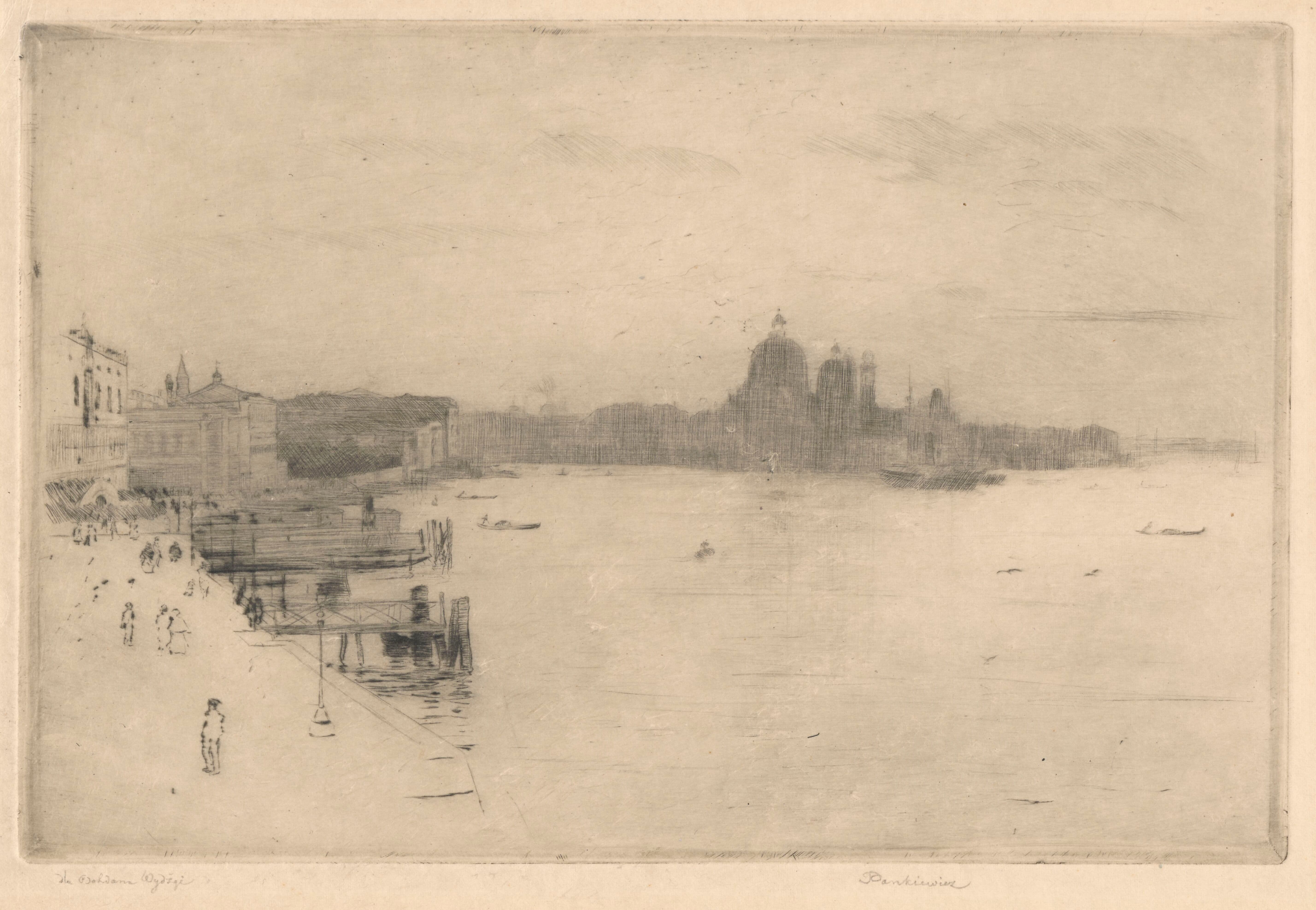 《威尼斯的景色》（View of Venice）｜约瑟夫·潘凯维奇 Józef Pankiewicz｜1900