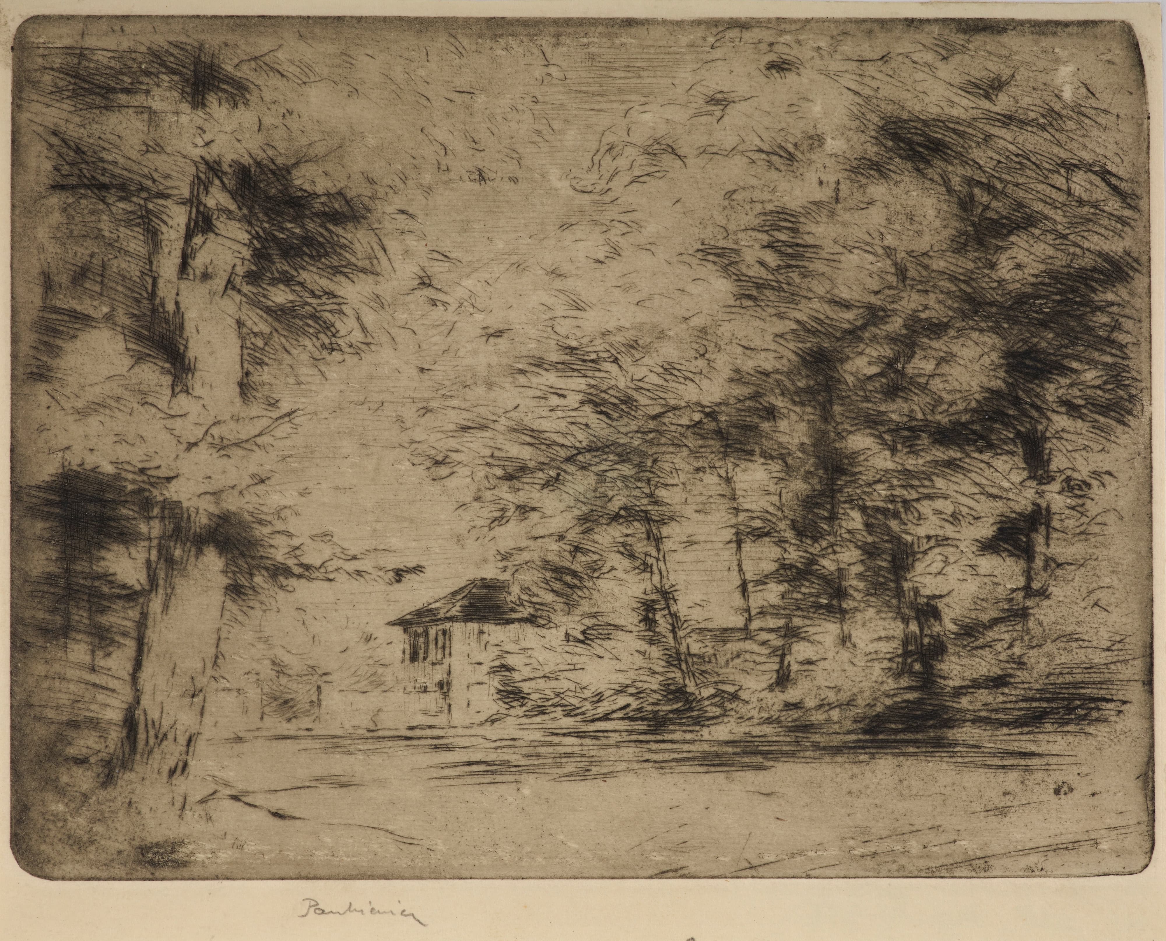 《默东的小巷》（Alley in Meudon）｜约瑟夫·潘凯维奇 Józef Pankiewicz｜1902