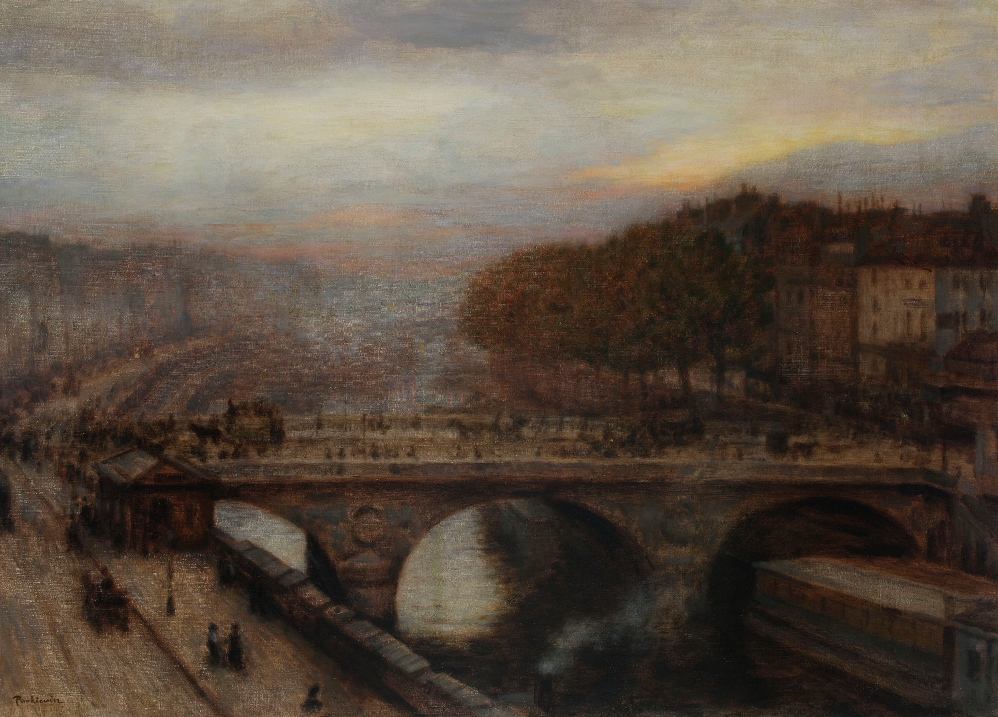 《塞纳河上的桥》（Bridge on the Seine）｜约瑟夫·潘凯维奇 Józef Pankiewicz｜1903