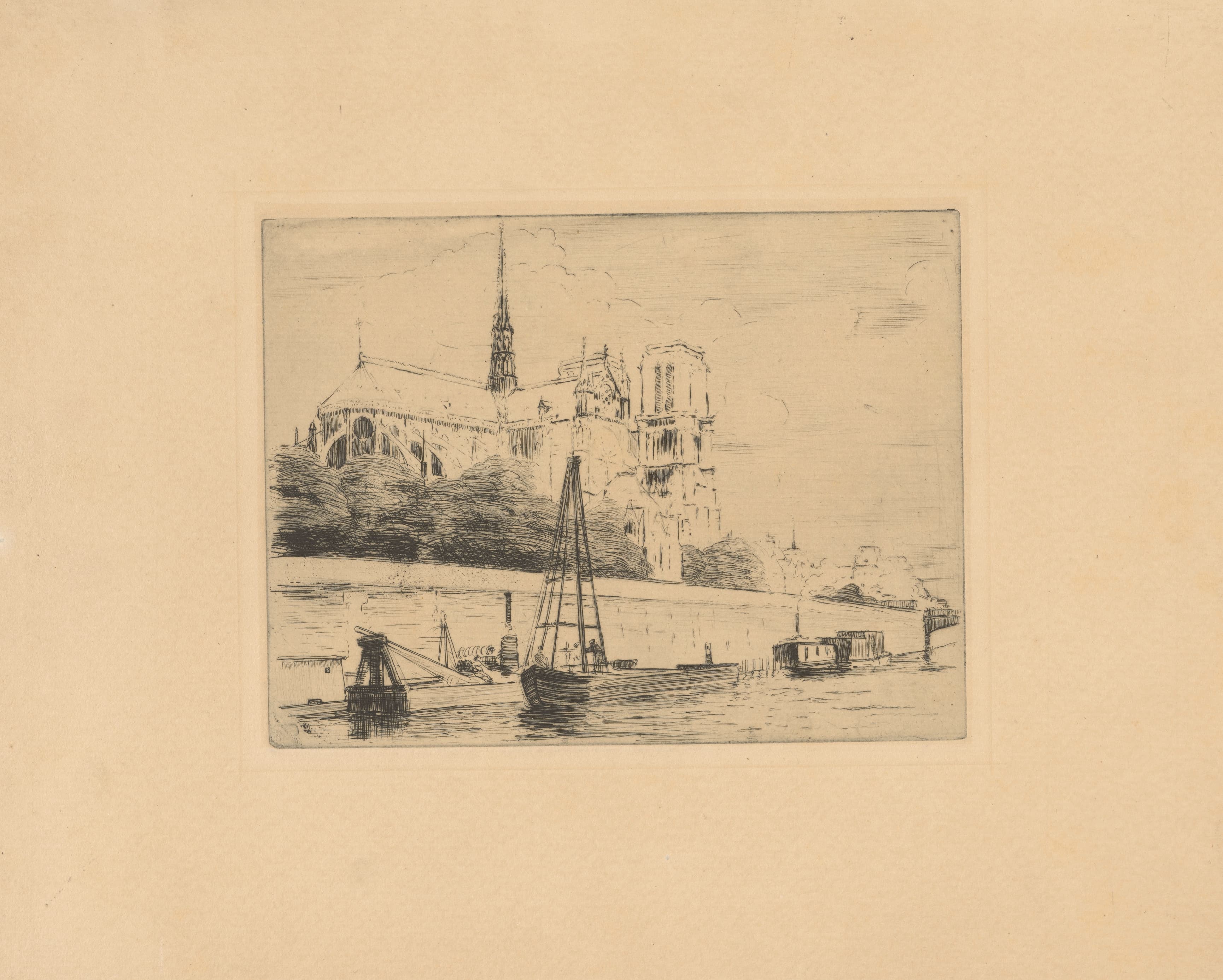 《巴黎圣母院》（Notre Dame Cathedral in Paris）｜约瑟夫·潘凯维奇 Józef Pankiewicz｜1903