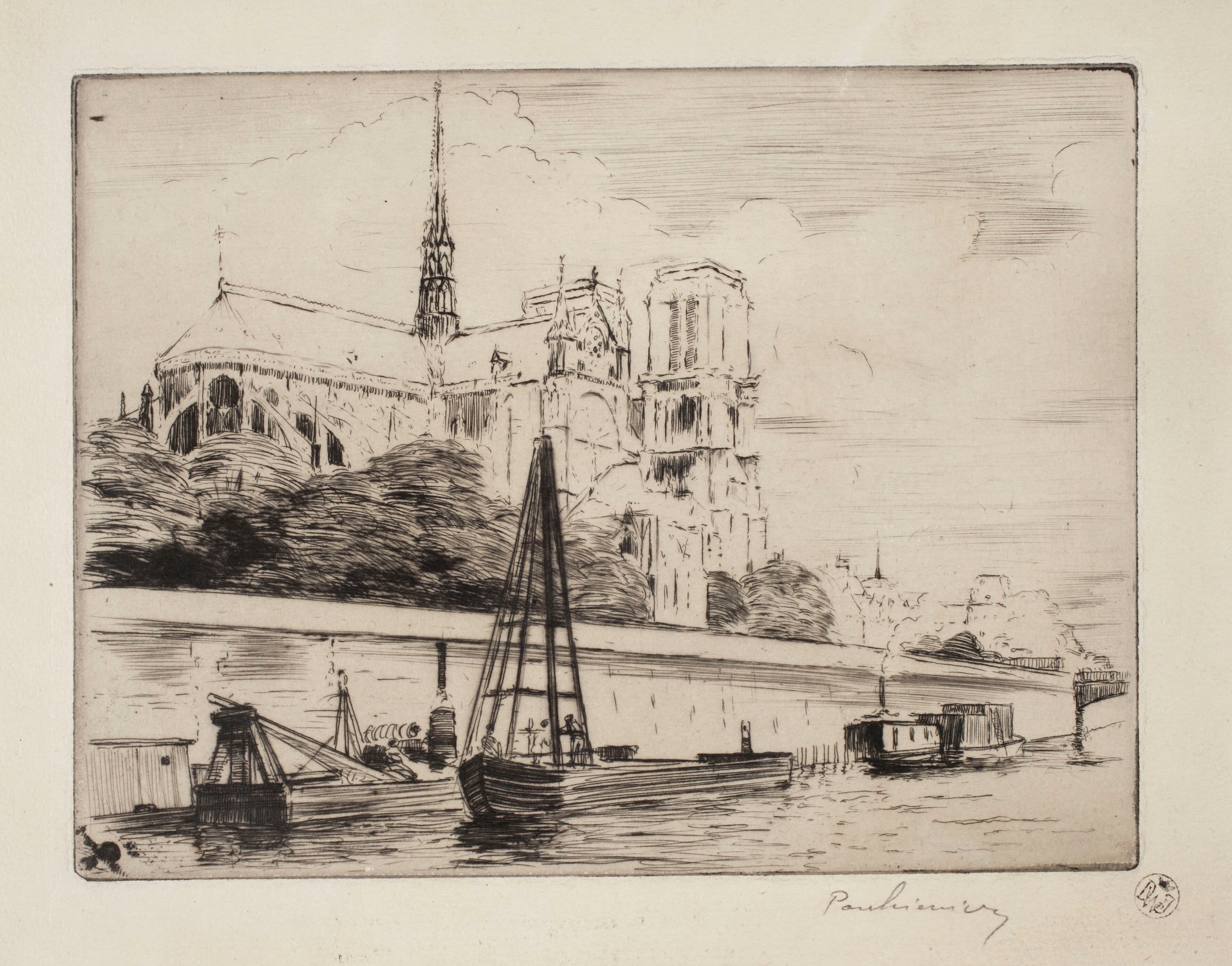 《巴黎圣母院大教堂》（Notre-Dame de Paris Cathedral）｜约瑟夫·潘凯维奇 Józef Pankiewicz｜1903