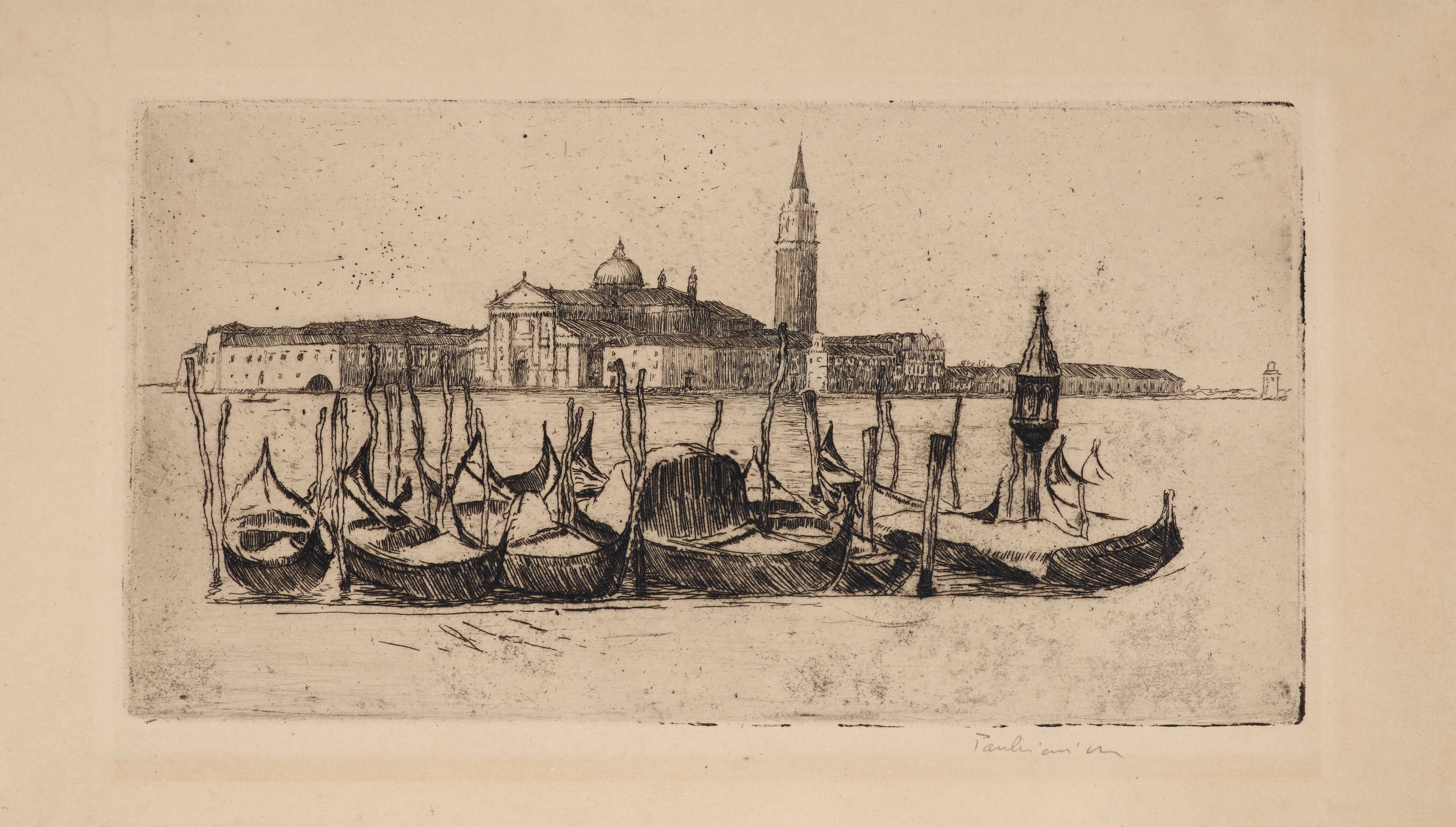 《威尼斯 – 圣乔治岛》（Venice – Island of St George）｜约瑟夫·潘凯维奇 Józef Pankiewicz｜1904