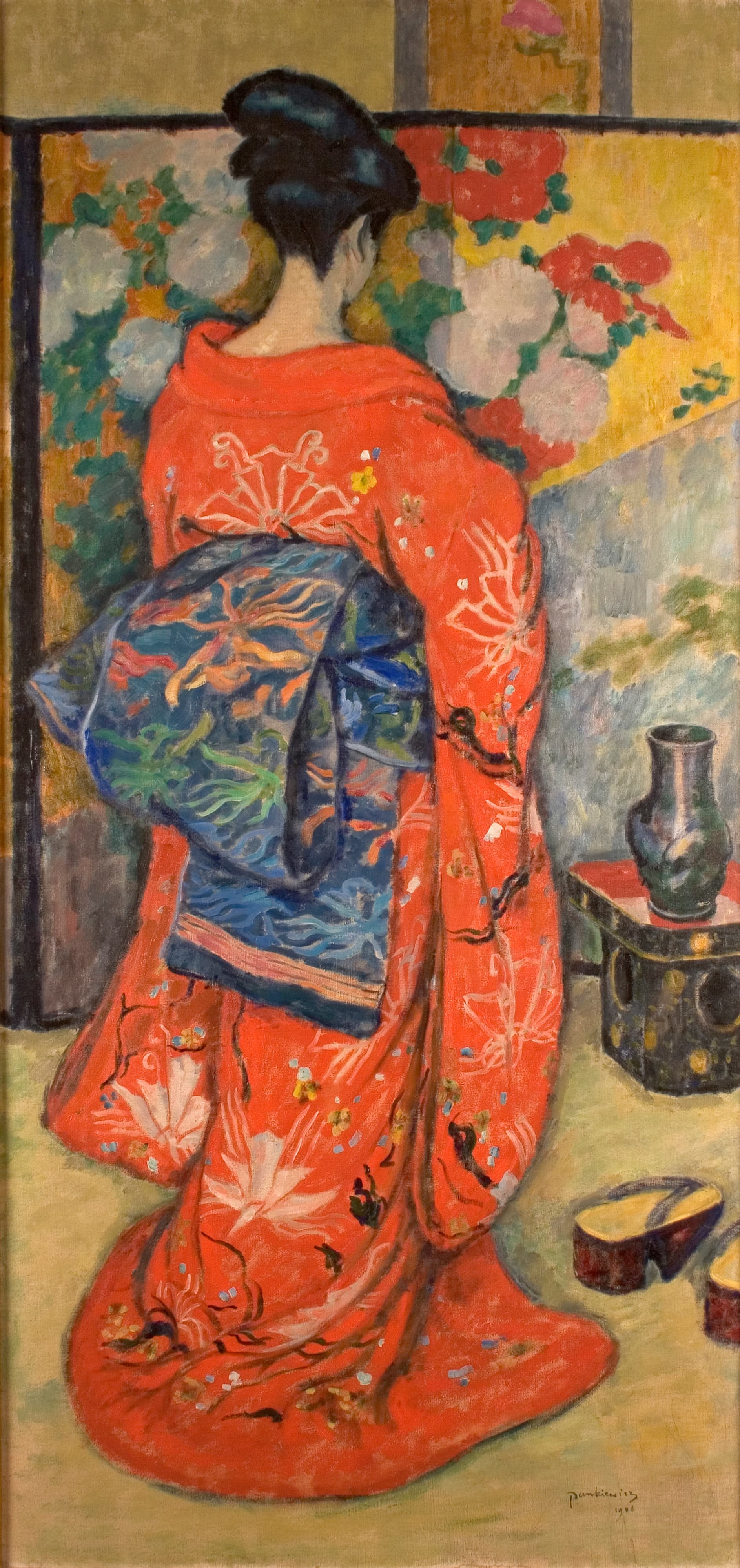 《日本女人》（Japanese Woman）｜约瑟夫·潘凯维奇 Józef Pankiewicz｜1908