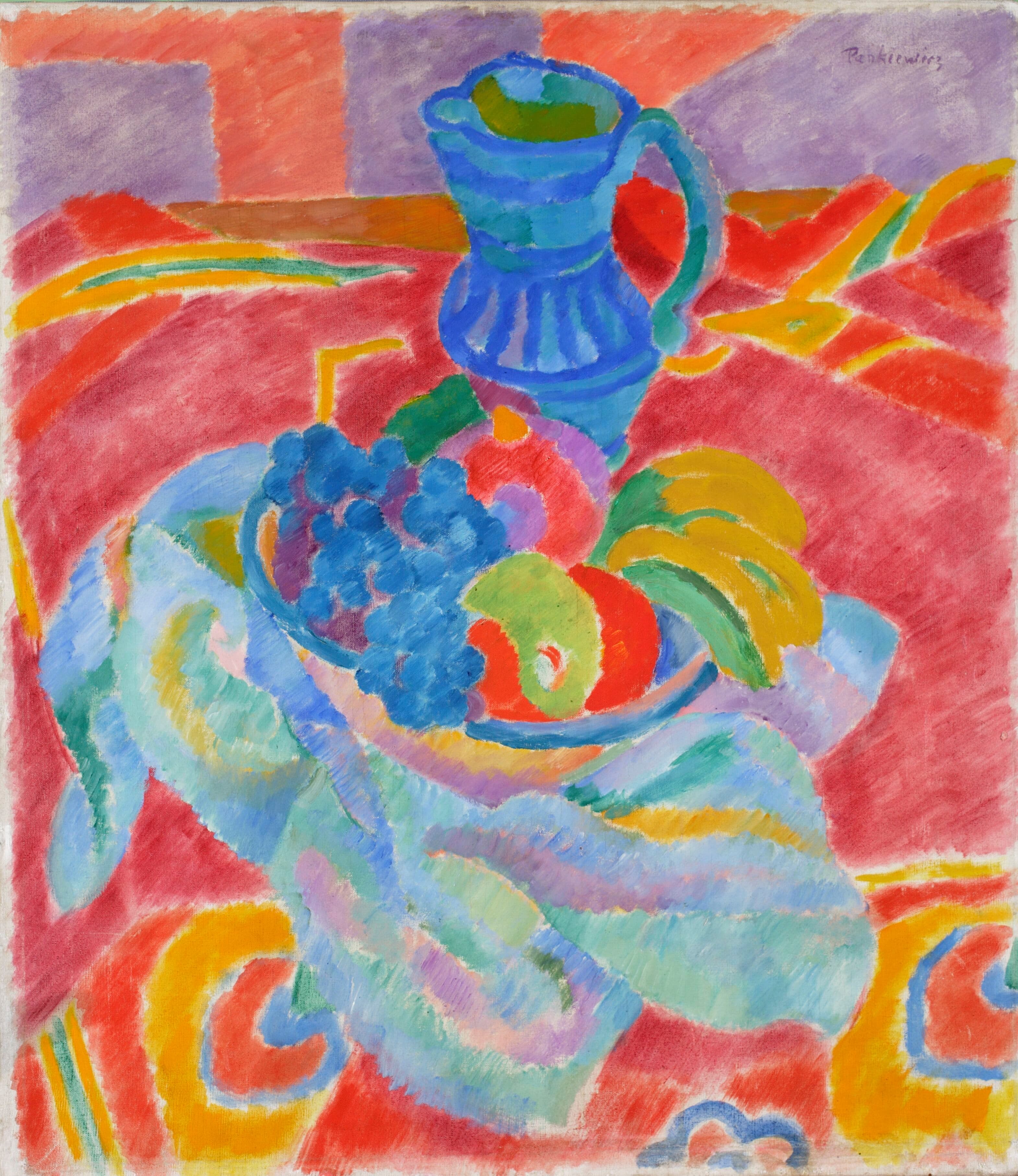 《静物》（Still life）｜约瑟夫·潘凯维奇 Józef Pankiewicz｜1916–1918