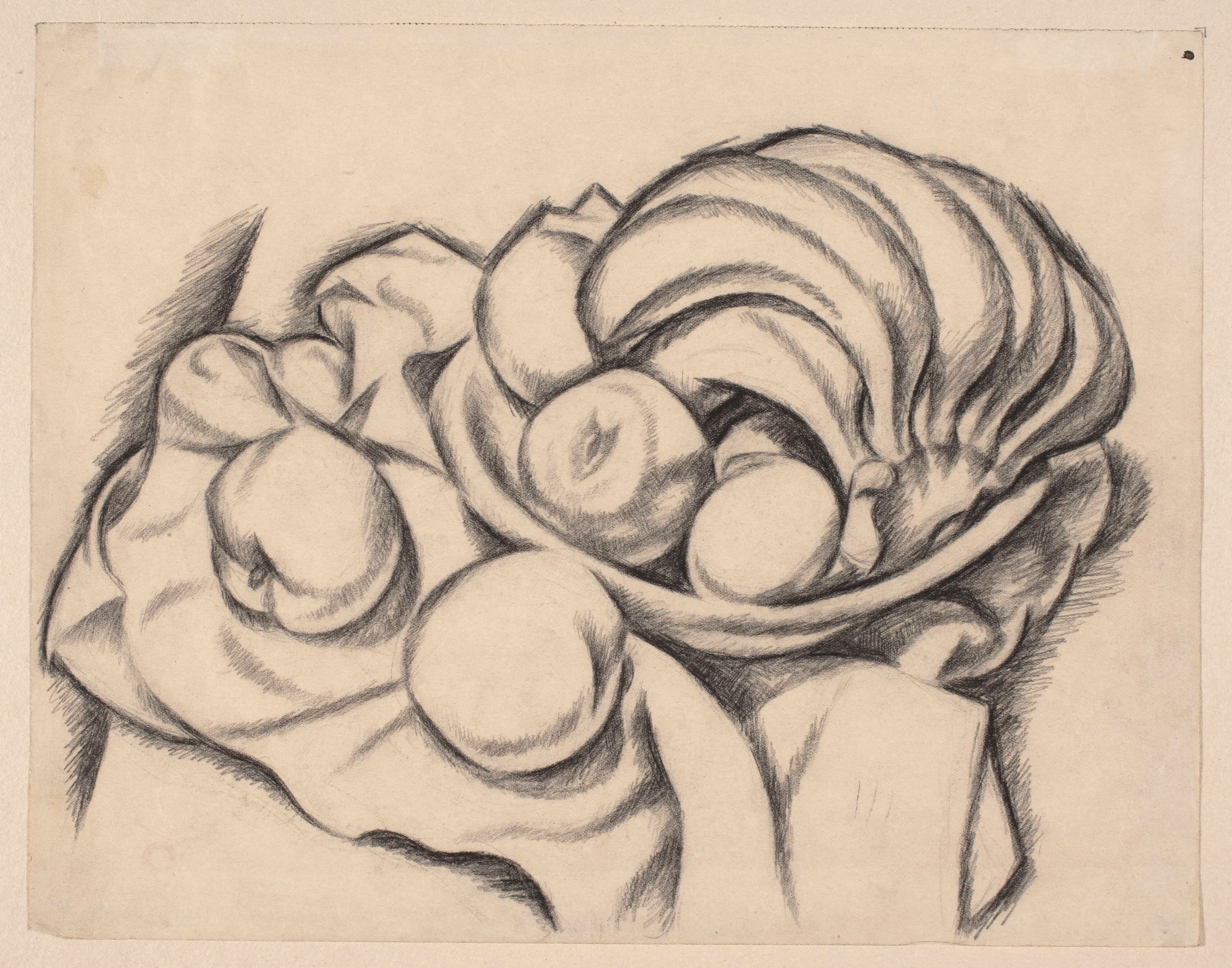 《静物与香蕉》（Still life with bananas）｜约瑟夫·潘凯维奇 Józef Pankiewicz｜1916–1918