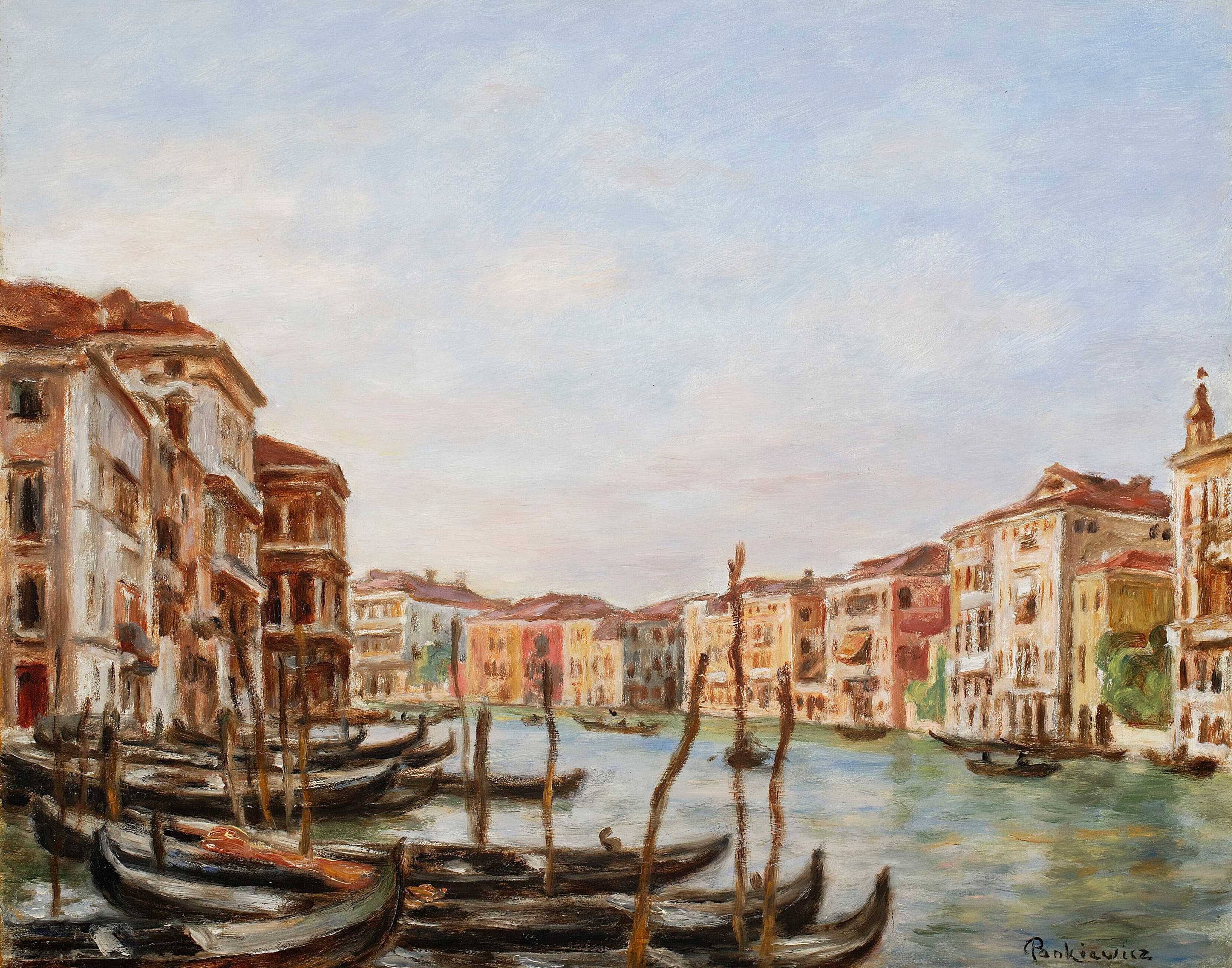 《威尼斯大运河II》（Grand Canal in Venice II）｜约瑟夫·潘凯维奇 Józef Pankiewicz｜1931