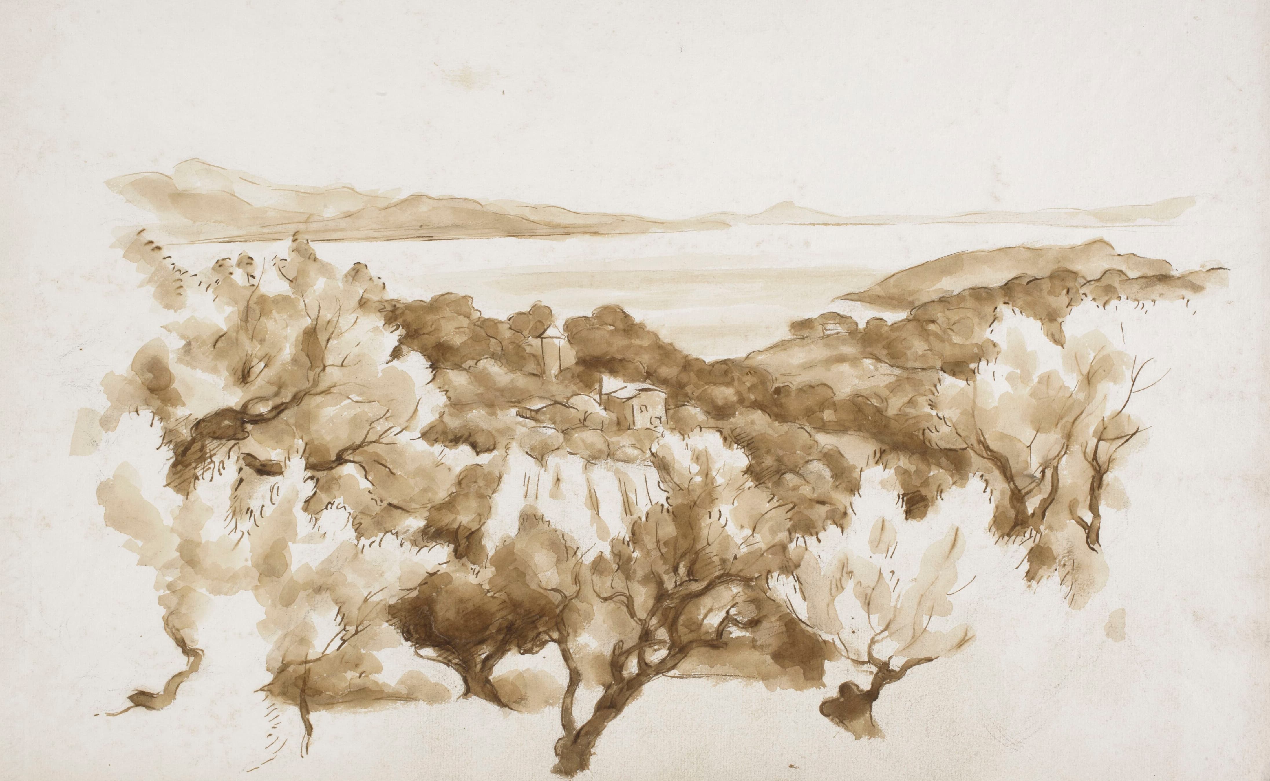 《拉西奥塔的风景》（Landscape in La Ciotat）｜约瑟夫·潘凯维奇 Józef Pankiewicz｜1933