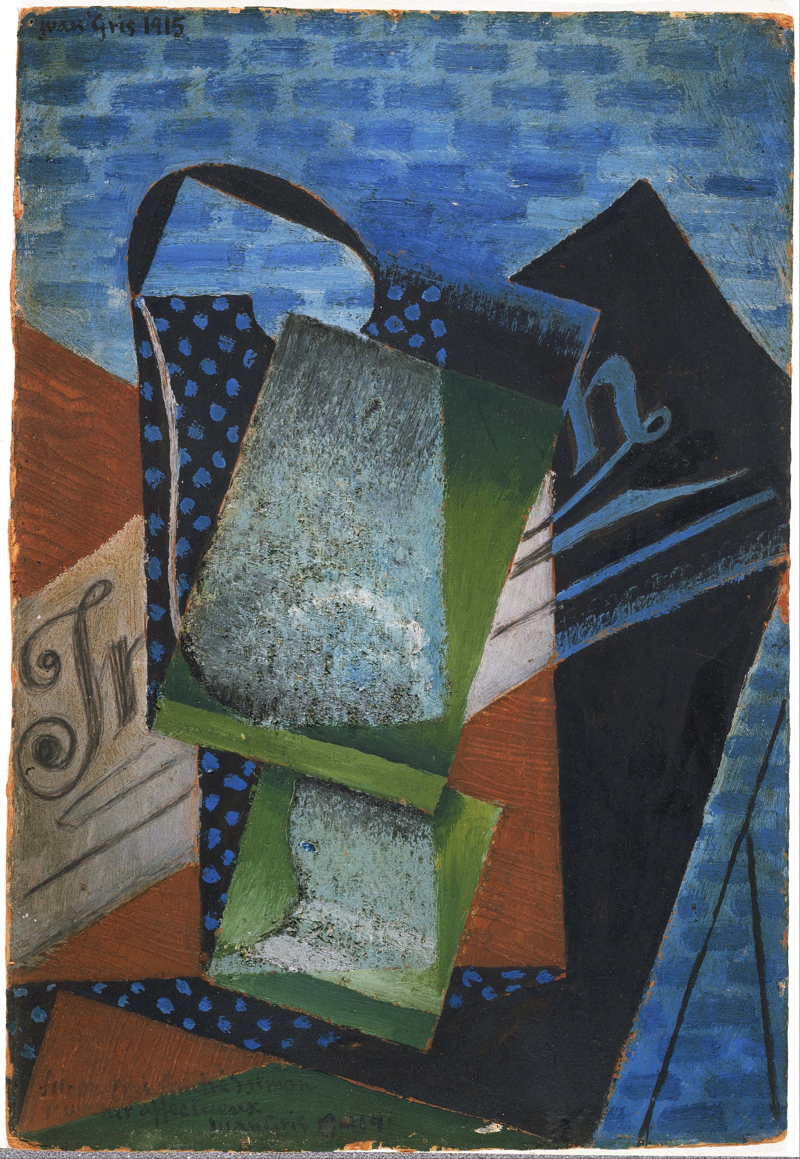 《抽象》（abstraction）｜胡安·格里斯 Juan Gris｜1915