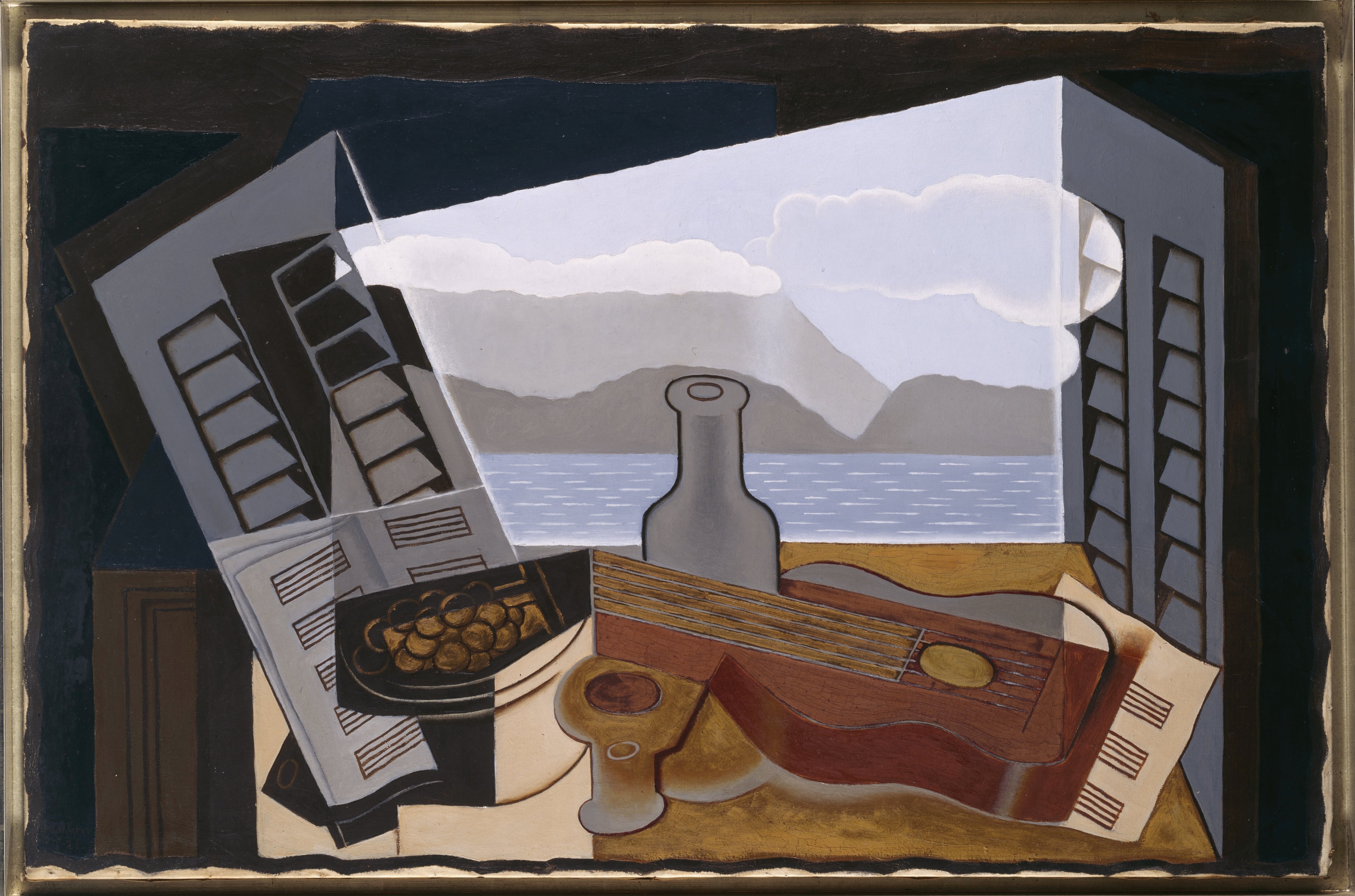 《打开的窗户》（the open window）｜胡安·格里斯 Juan Gris｜1921