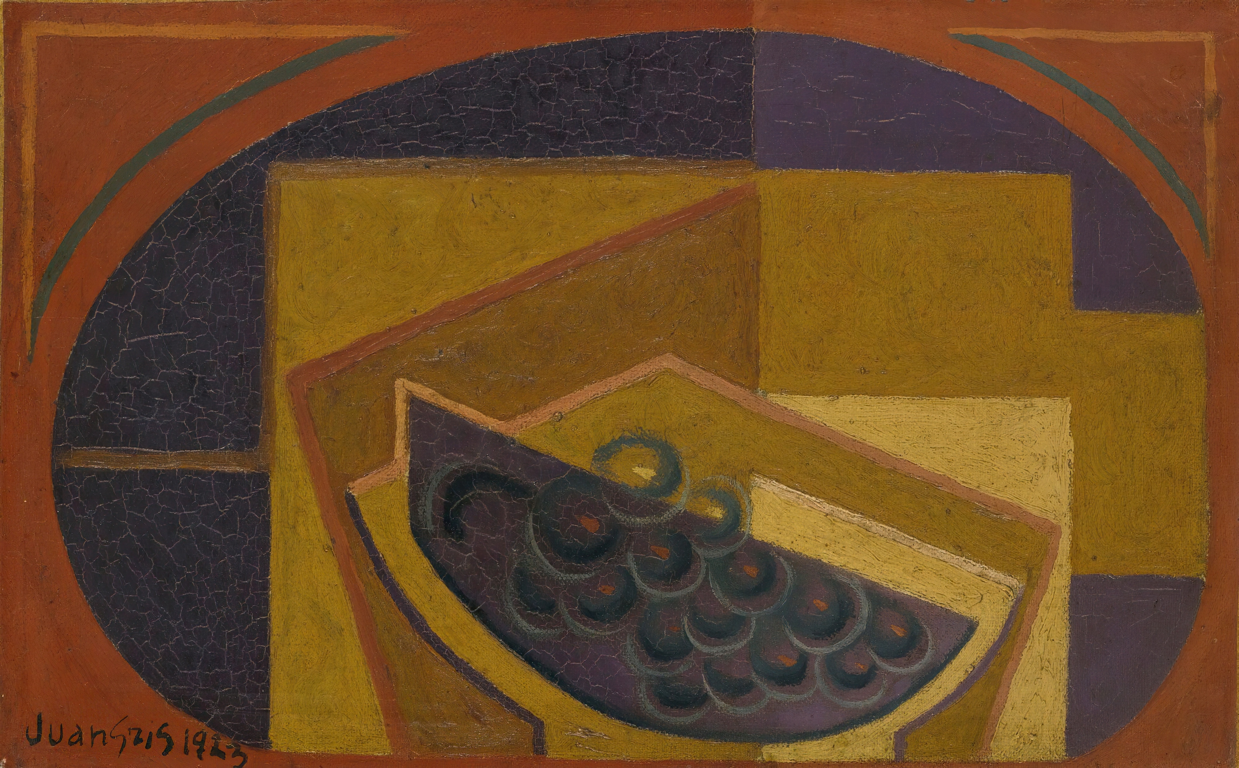 《black grape》｜胡安·格里斯 Juan Gris｜1923