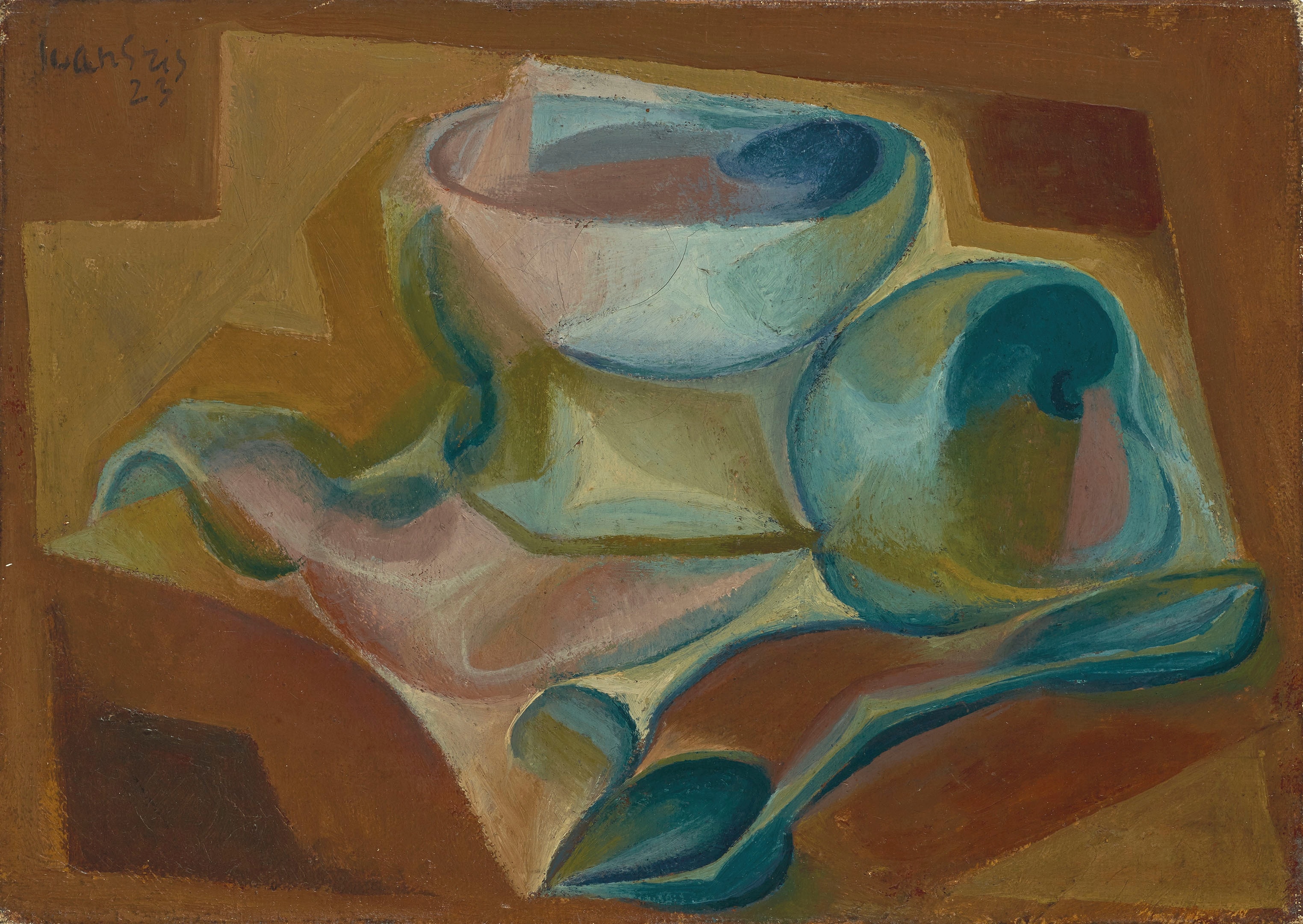 《碗和苹果》（bowl and apple）｜胡安·格里斯 Juan Gris｜1923