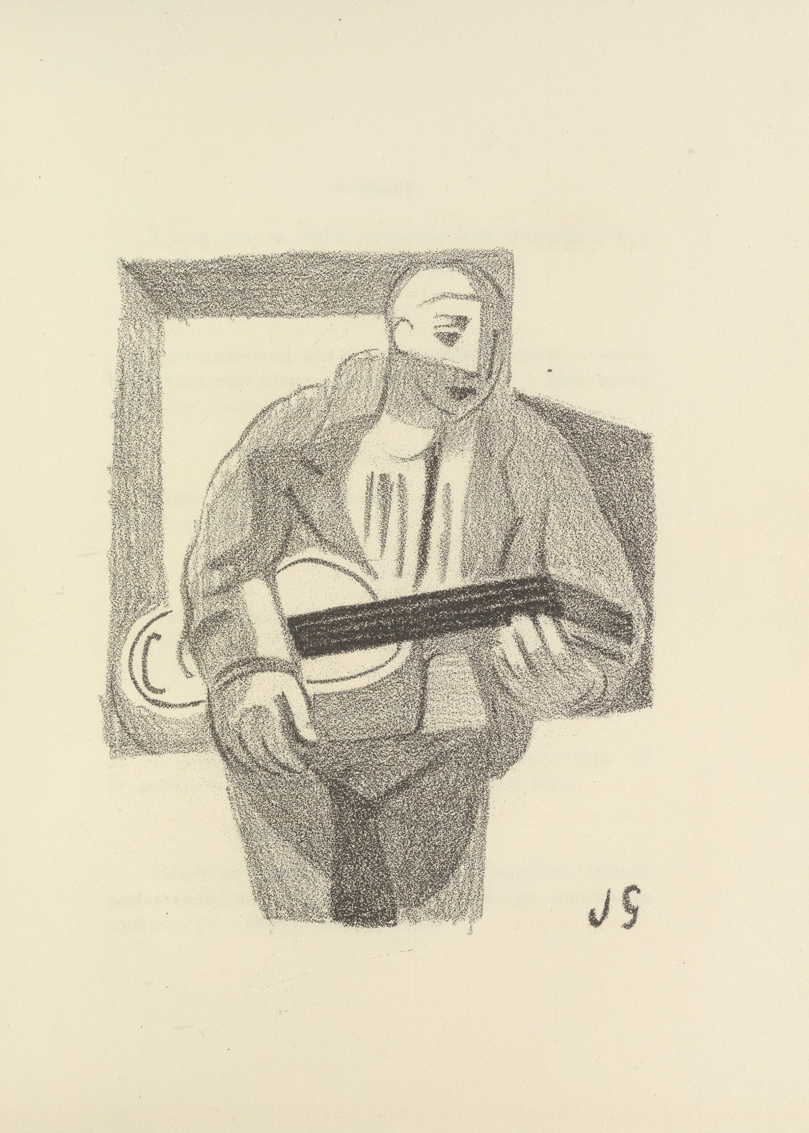 《妻子有一头牛》第2图》（A Wife Has a Cow, Plate 2）｜胡安·格里斯 Juan Gris｜1926