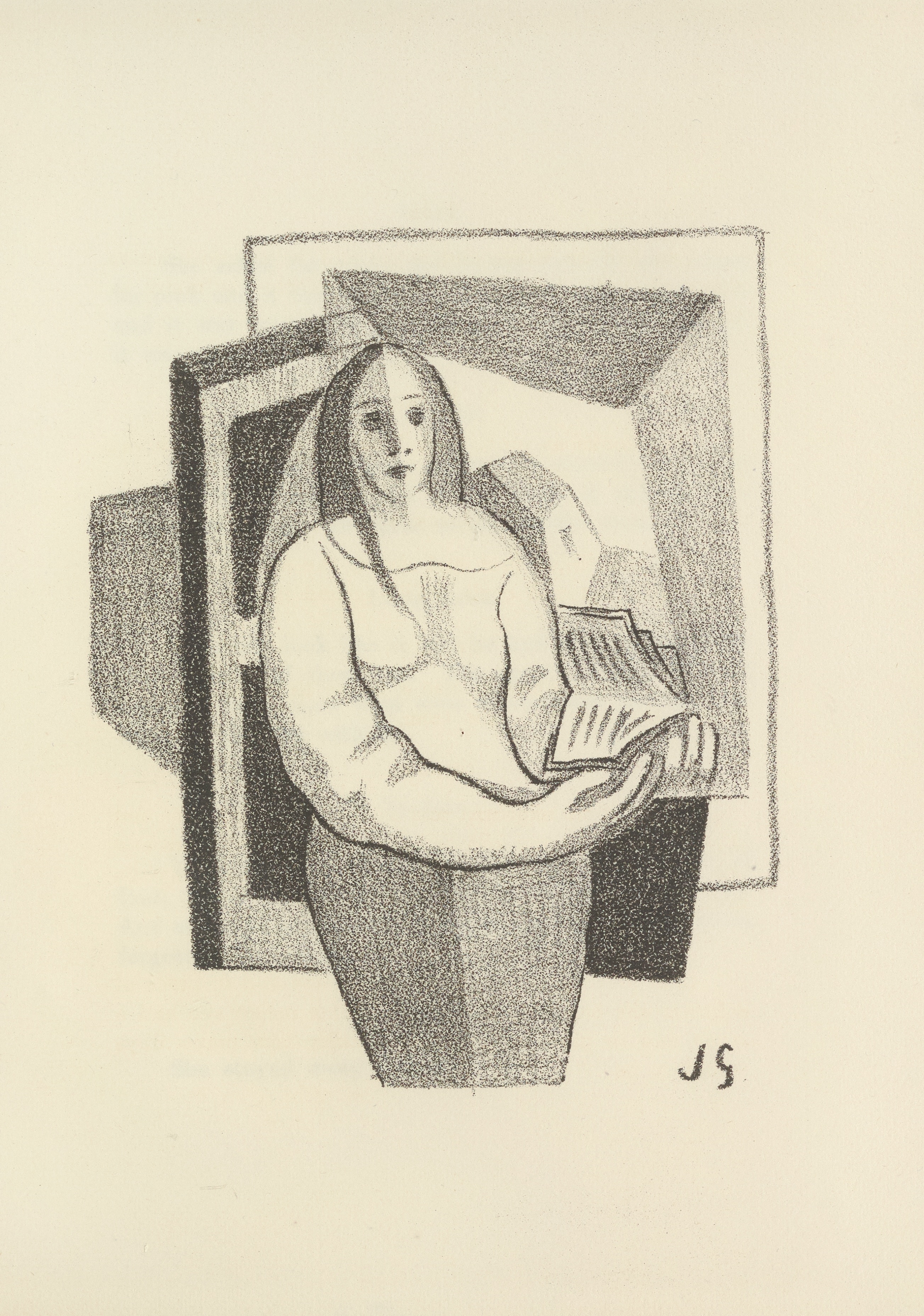 《作为一个妻子有一头牛 PL 1》（as a wife has a cow pl 1）｜胡安·格里斯 Juan Gris｜1926