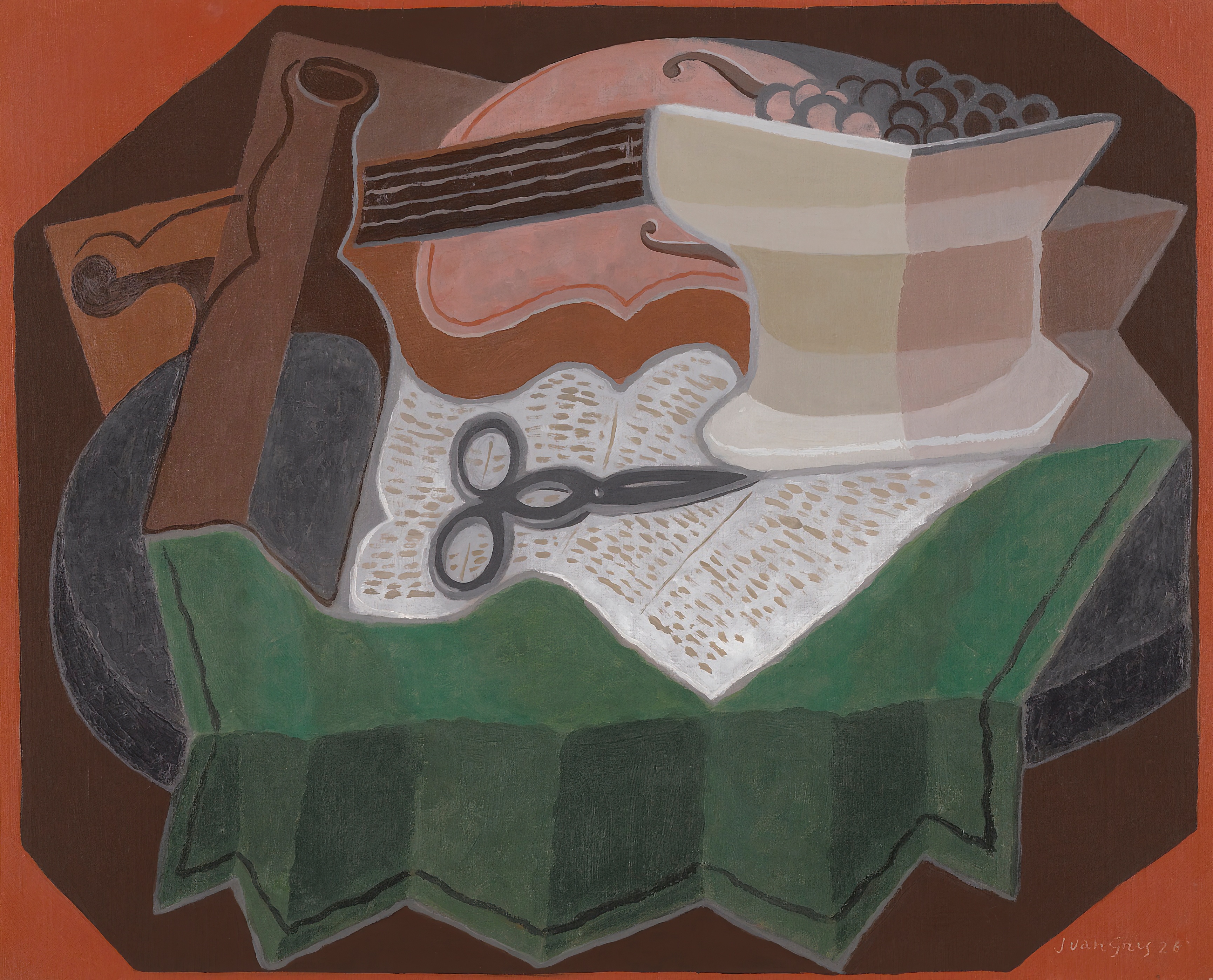 《剪刀》（scissors）｜胡安·格里斯 Juan Gris｜1926