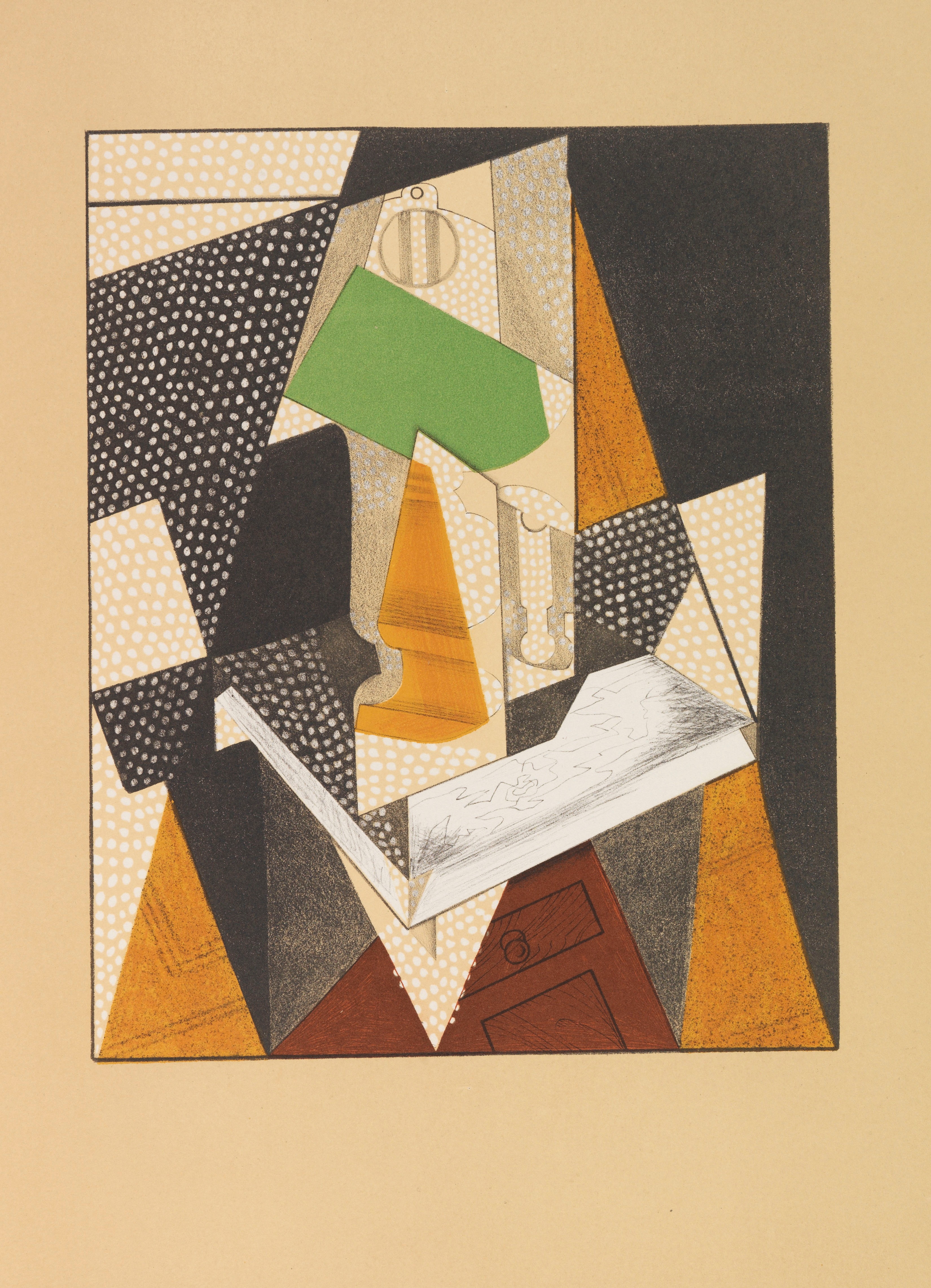 《在天花板上的阳光下》（in the sun from the ceiling）｜胡安·格里斯 Juan Gris｜不明