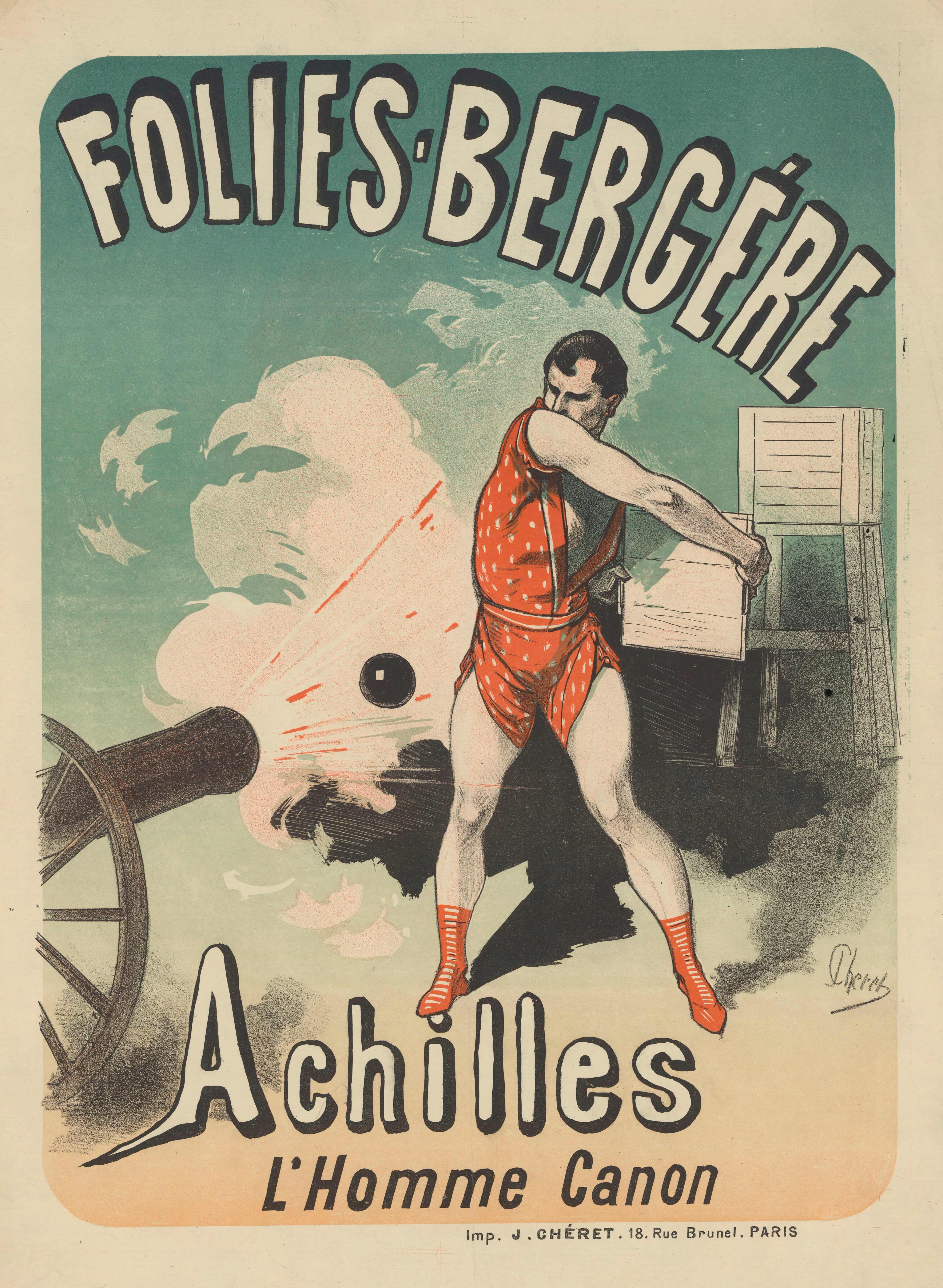 Folies-Bergère。阿喀琉斯，帅哥