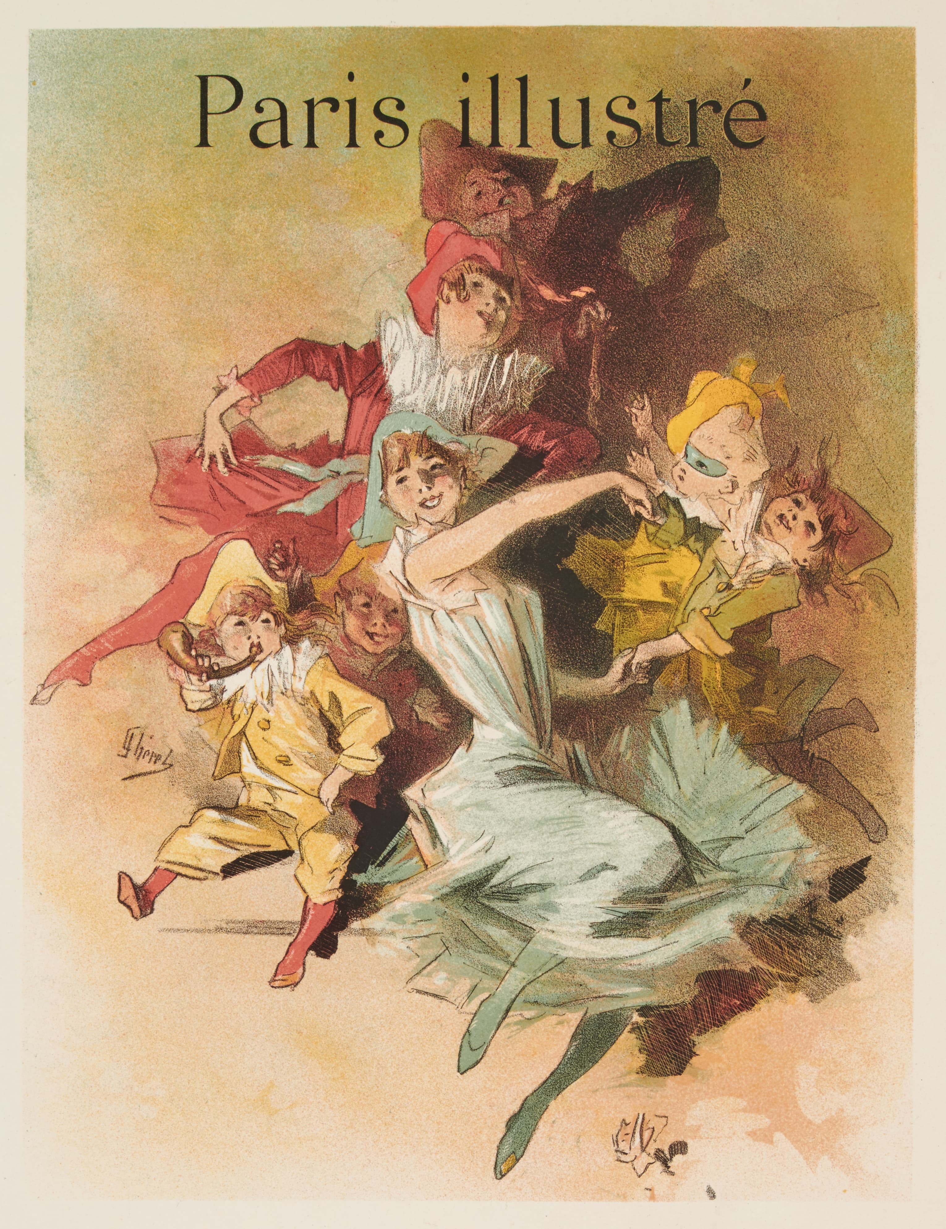 《巴黎画报》（Paris Illustrated）｜朱尔·谢雷 Jules Chéret｜1888
