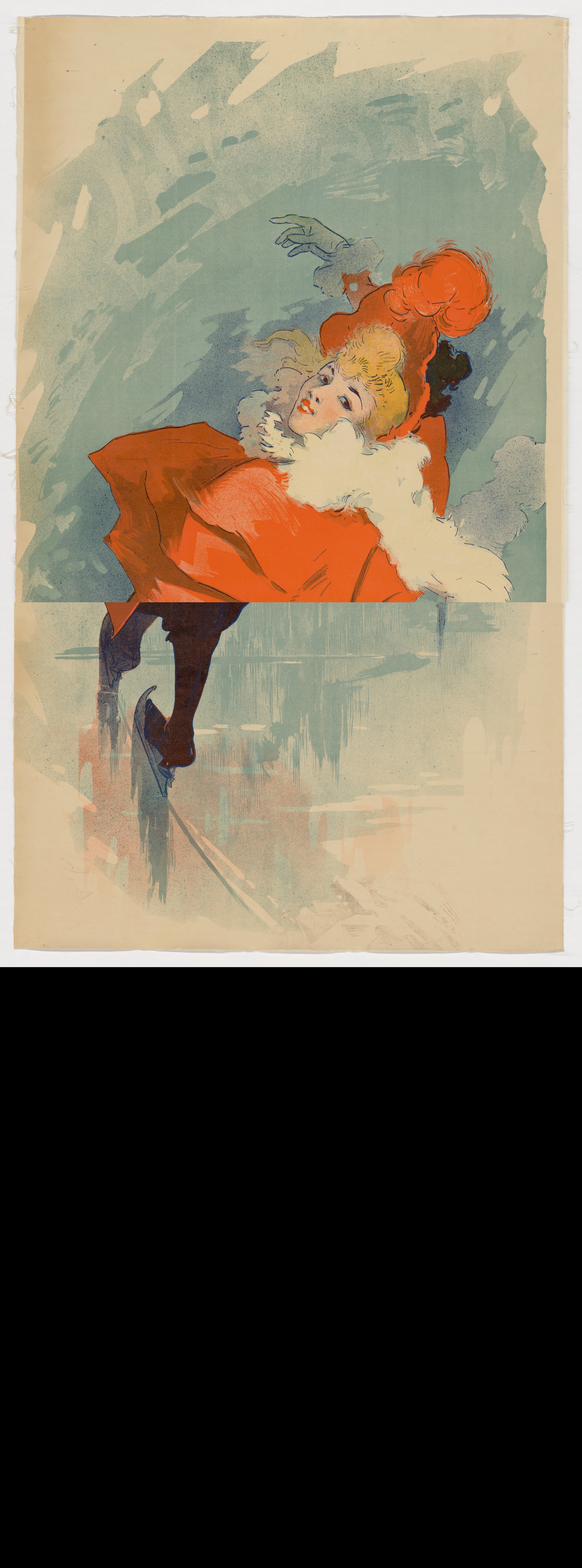 《溜冰者》（Skater）｜朱尔·谢雷 Jules Chéret｜1890s
