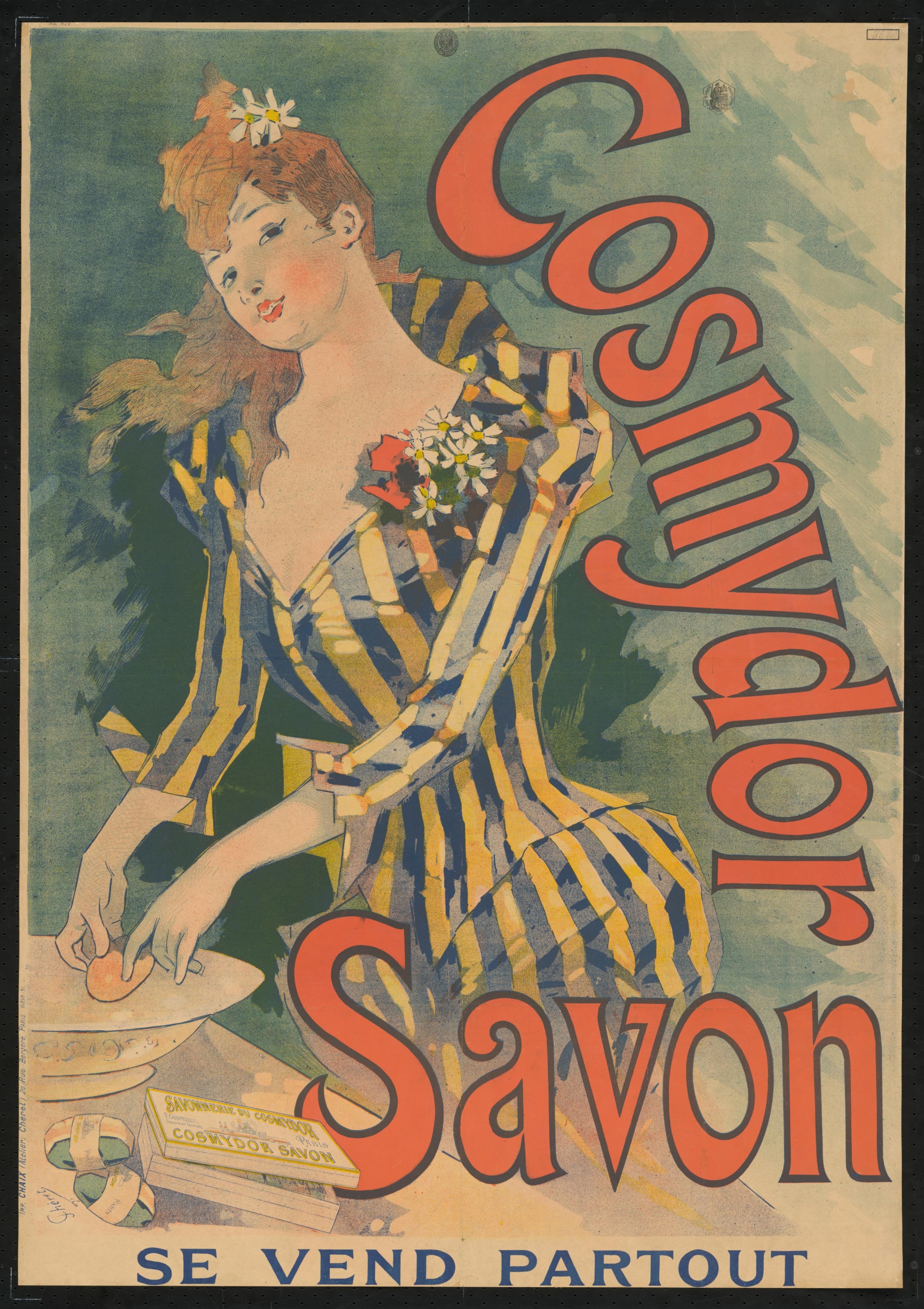 《科斯米多·萨翁》（Cosmydor Savon）｜朱尔·谢雷 Jules Chéret｜1891
