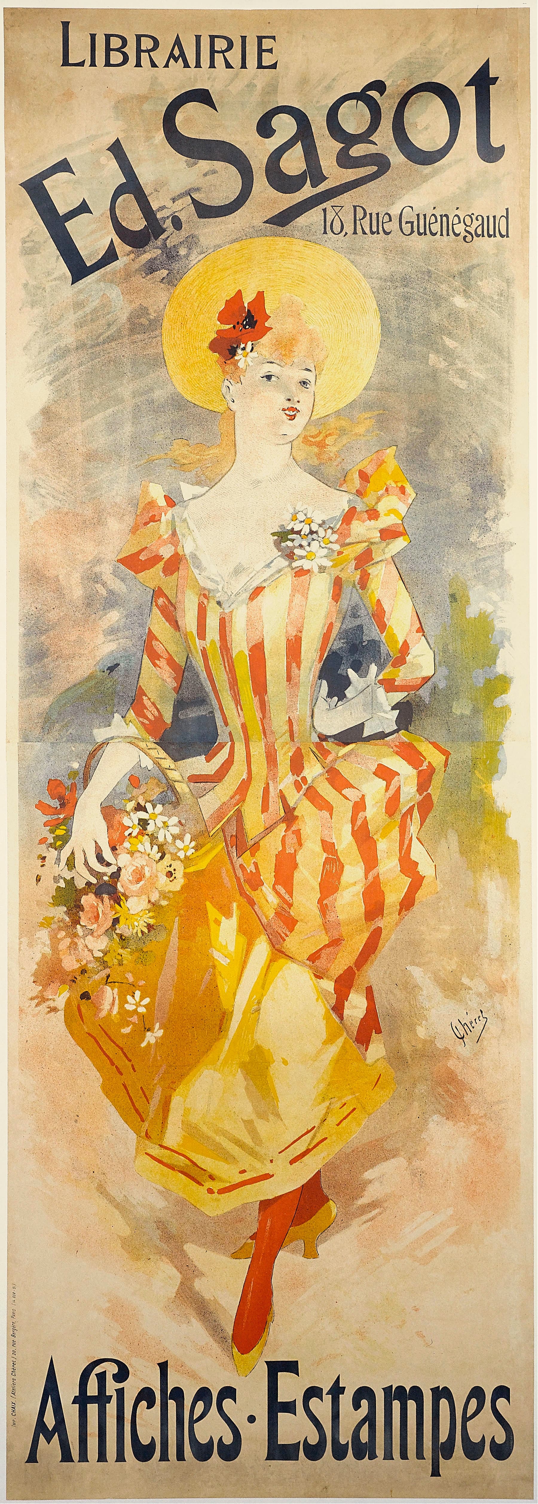 《埃德·萨戈特书店》（Ed.Sagot Bookstore）｜朱尔·谢雷 Jules Chéret｜1891