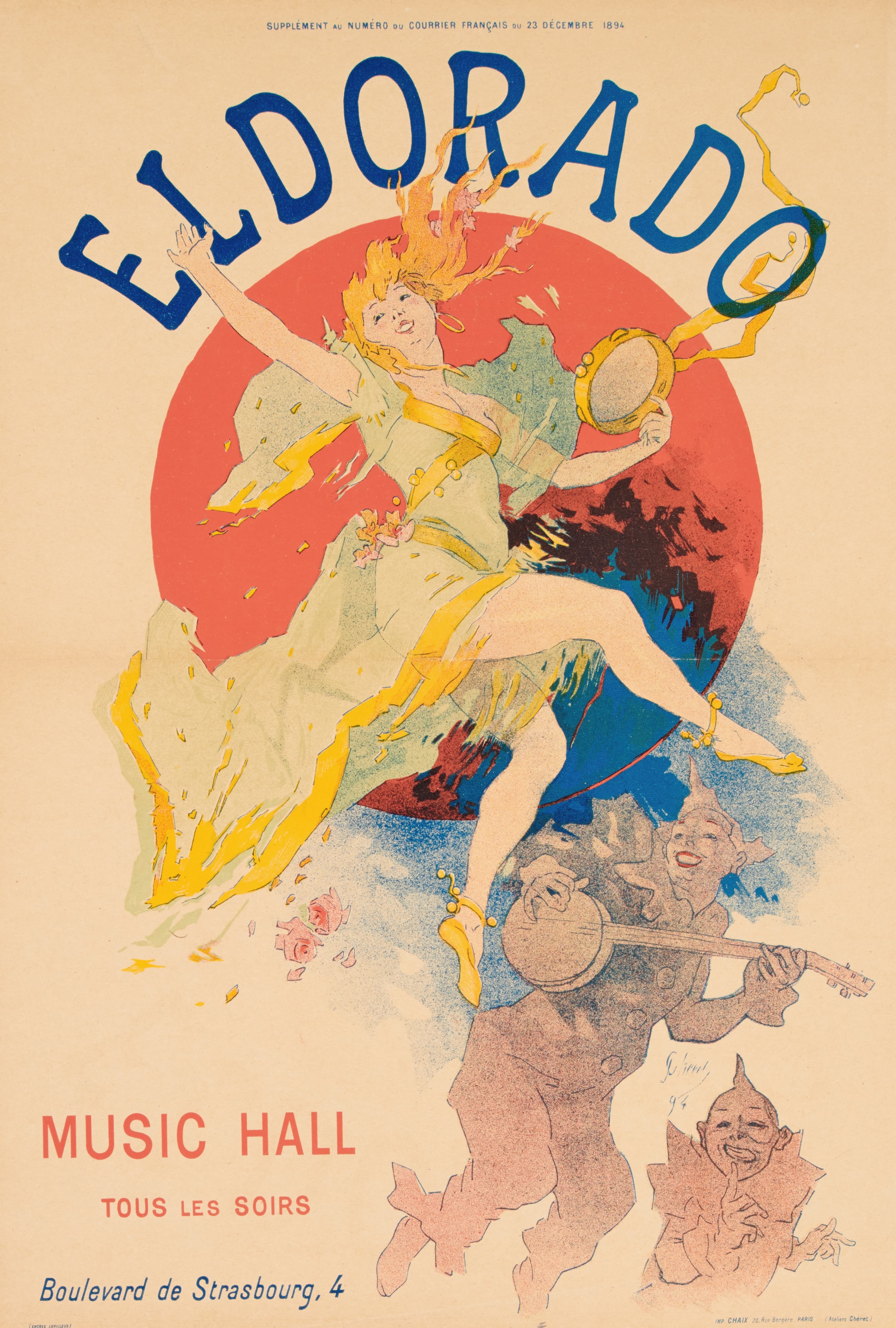 《埃尔多拉多》（Eldorado）｜朱尔·谢雷 Jules Chéret｜1894