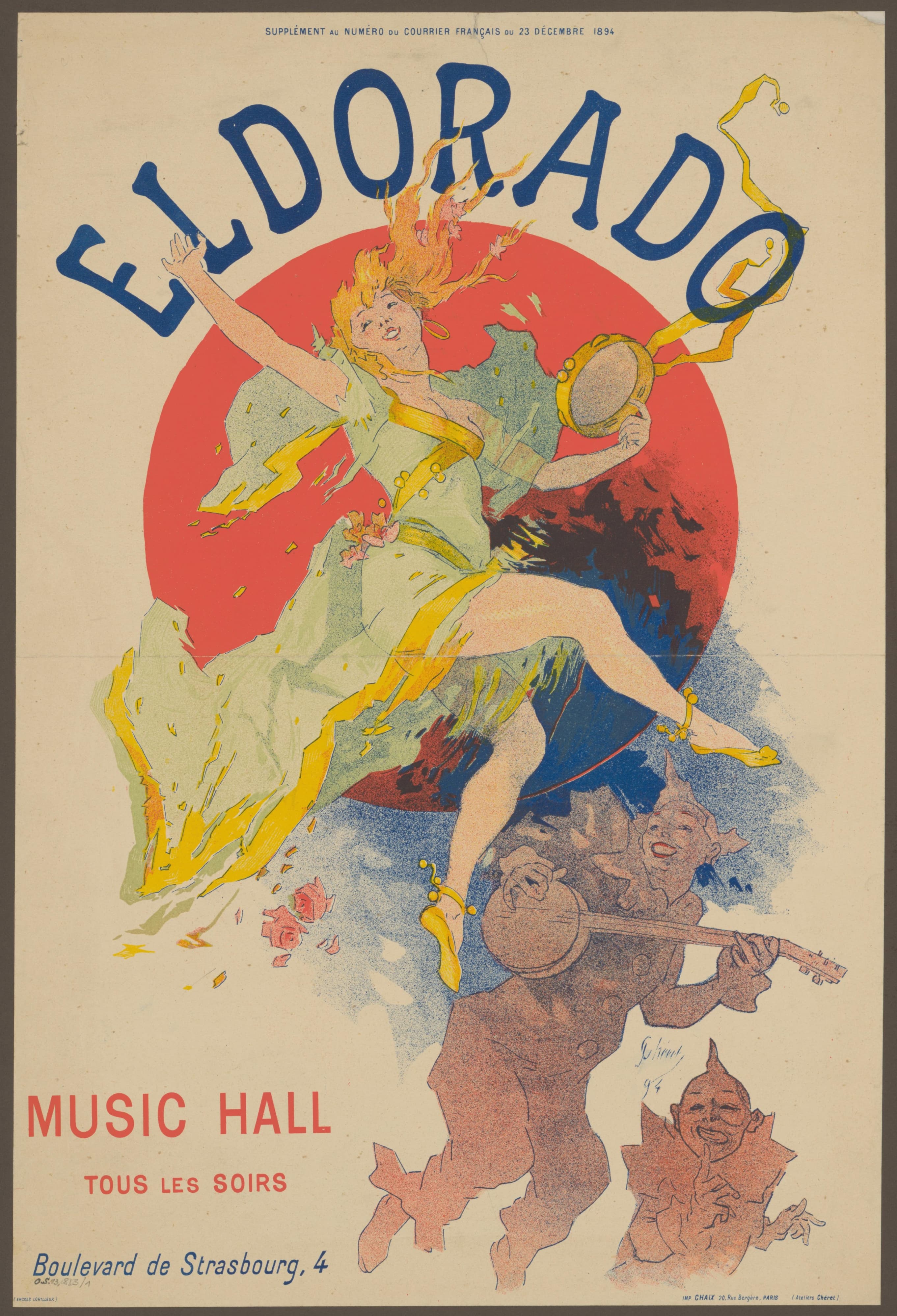 《埃尔多拉多》（Eldorado）｜朱尔·谢雷 Jules Chéret｜1894