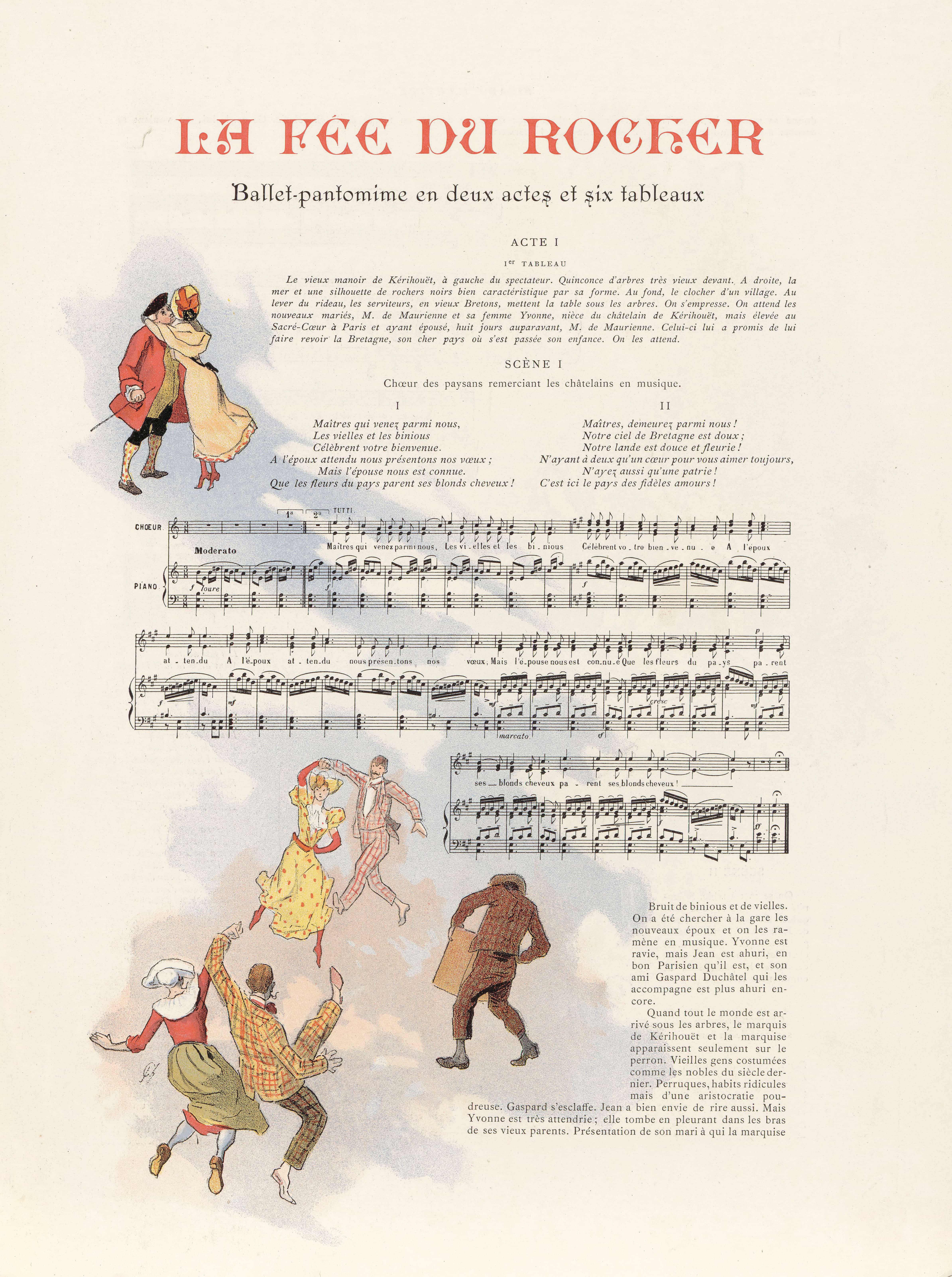 《摇滚仙子 PL.3》（The Rock Fairy Pl.3）｜朱尔·谢雷 Jules Chéret｜1894