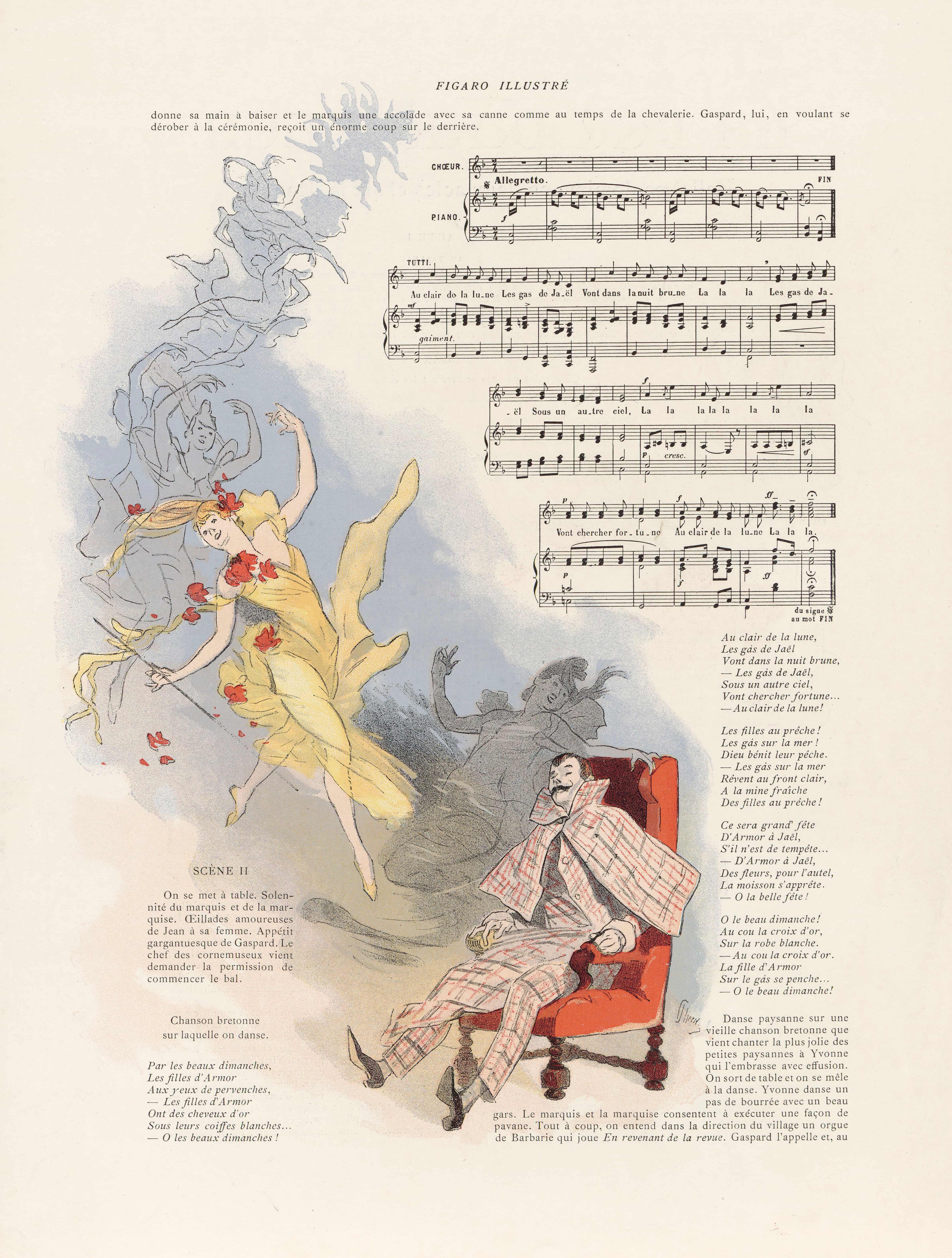 《摇滚仙子 PL.4》（The Rock Fairy Pl.4）｜朱尔·谢雷 Jules Chéret｜1894
