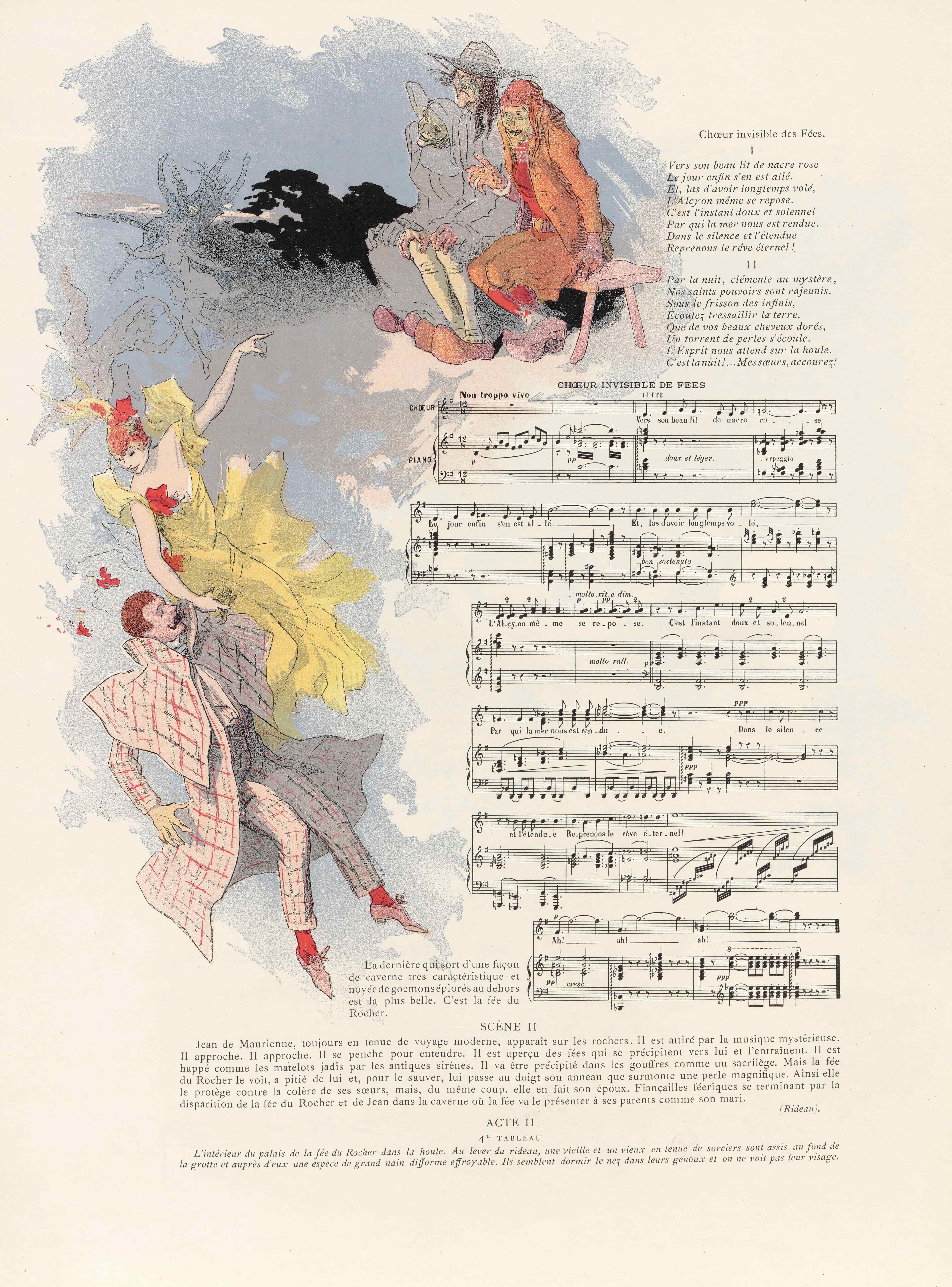 《摇滚仙子 PL.6》（The Rock Fairy Pl.6）｜朱尔·谢雷 Jules Chéret｜1894