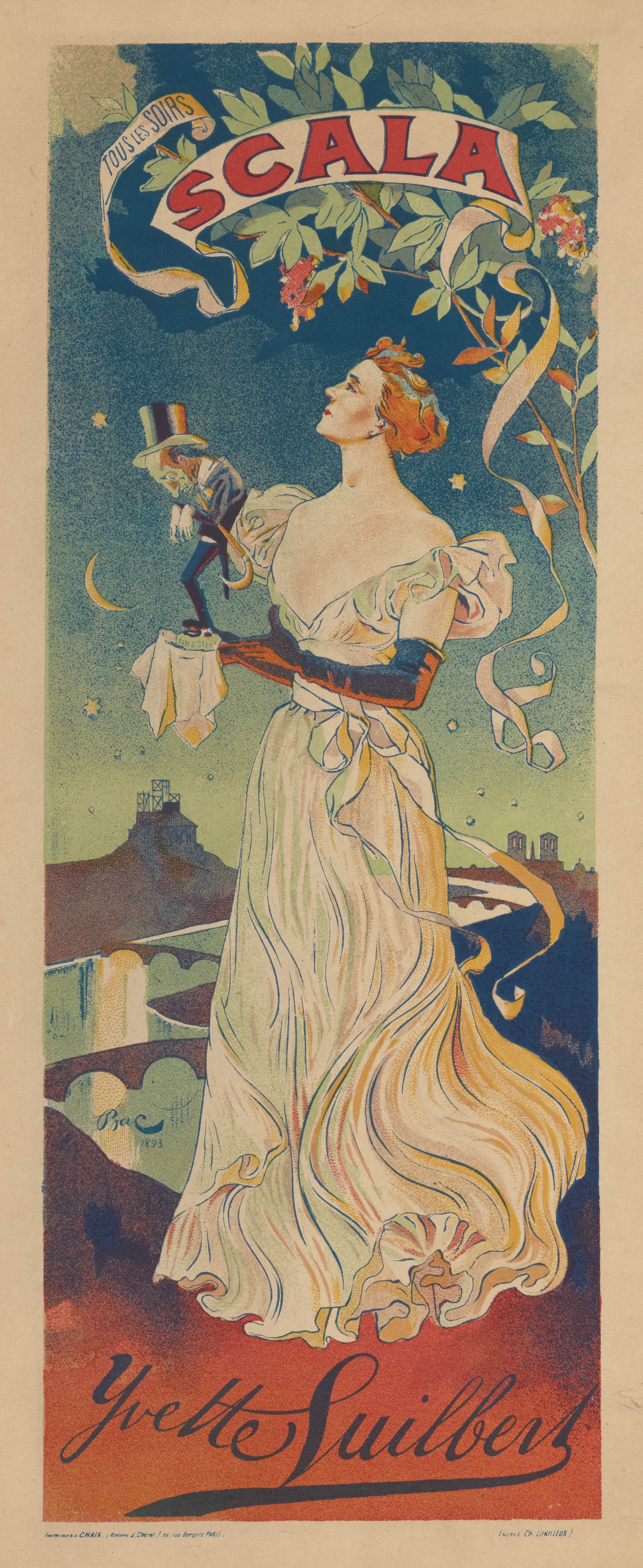 《斯卡拉》（Scala）｜朱尔·谢雷 Jules Chéret｜1895–1900