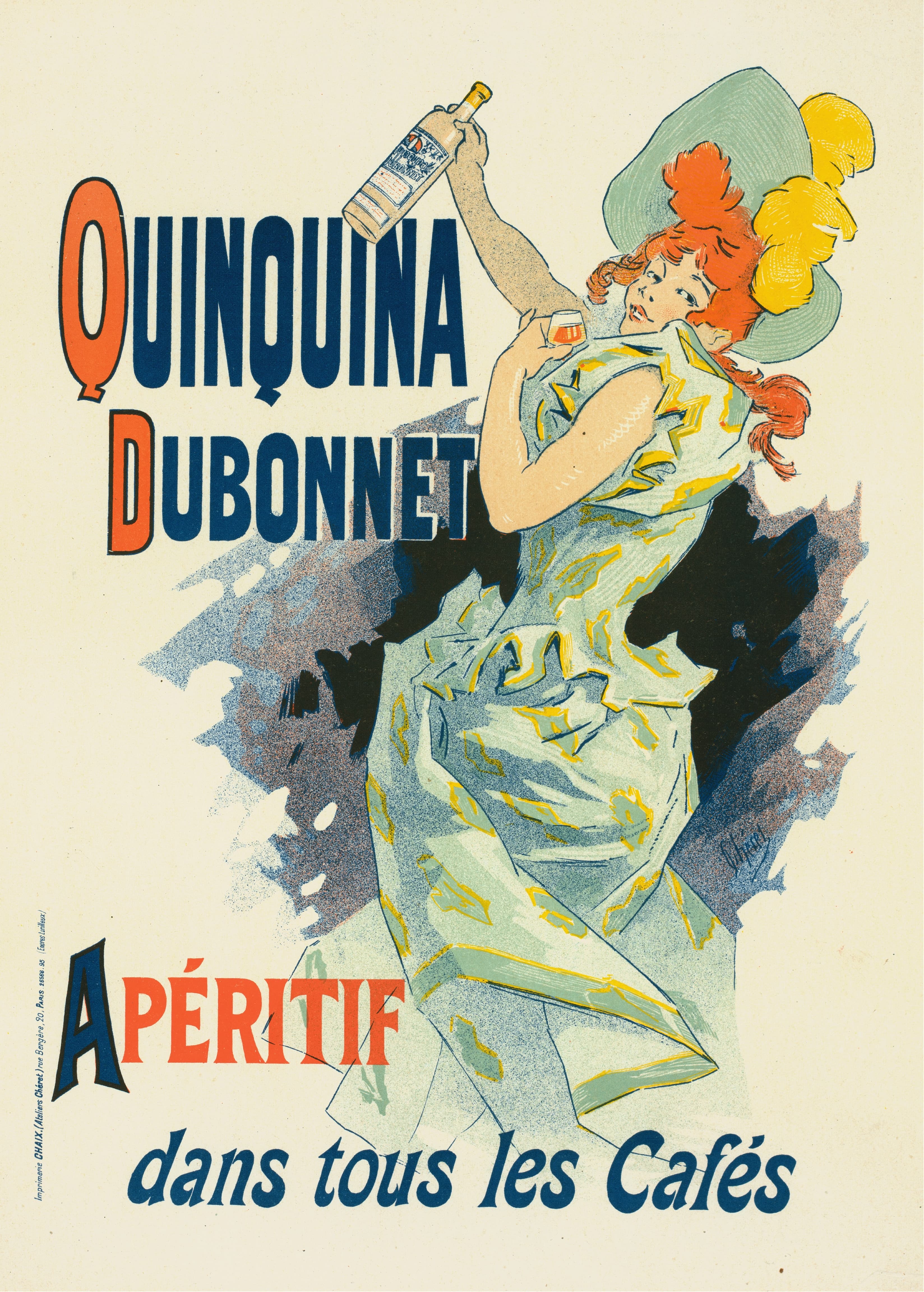 《金奎纳·杜邦内》（Quinquina Dubonnet）｜朱尔·谢雷 Jules Chéret｜1896