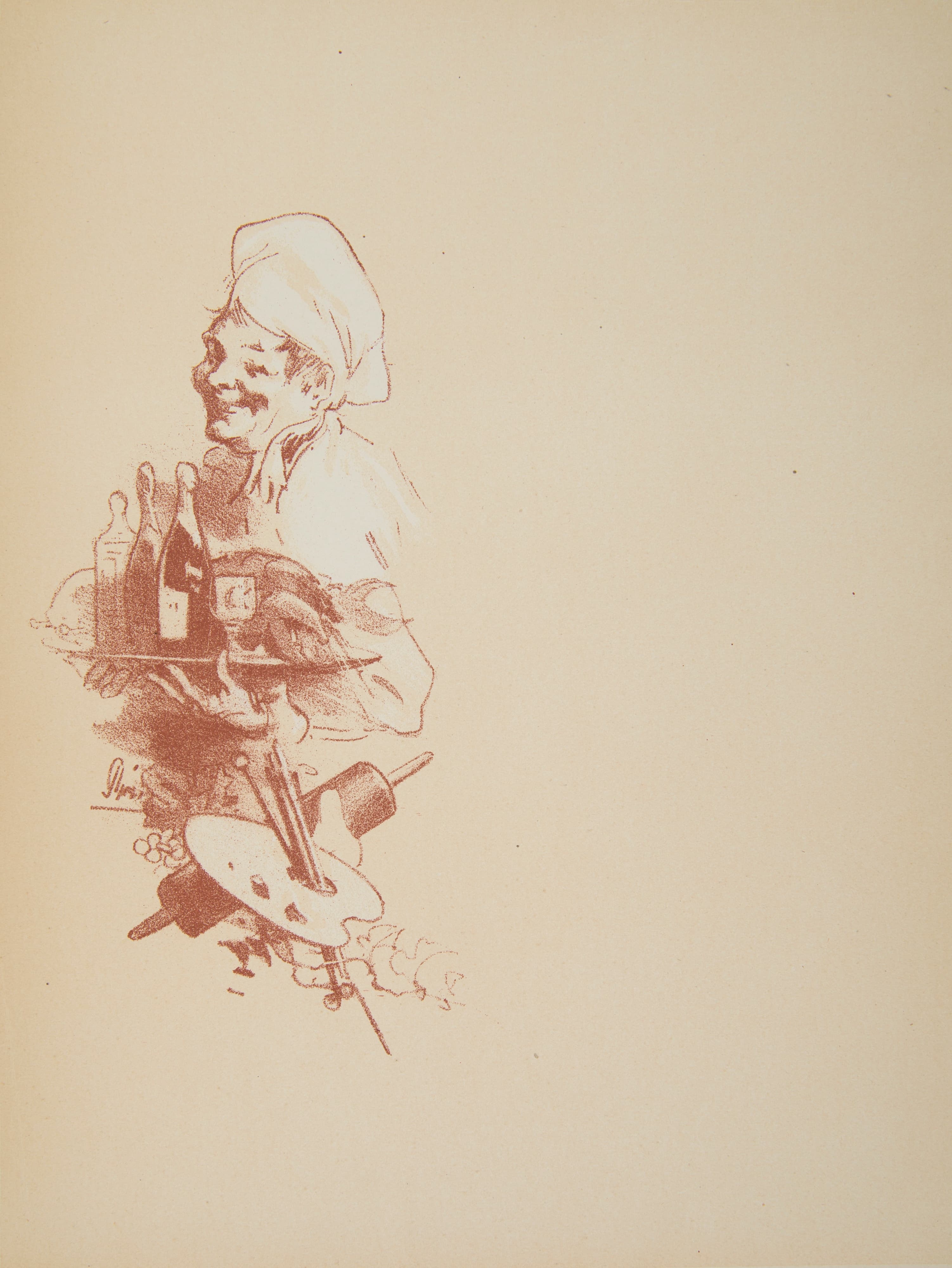 《邀请卡（在信件之前）》（Invitation card (before letters)）｜朱尔·谢雷 Jules Chéret｜1897