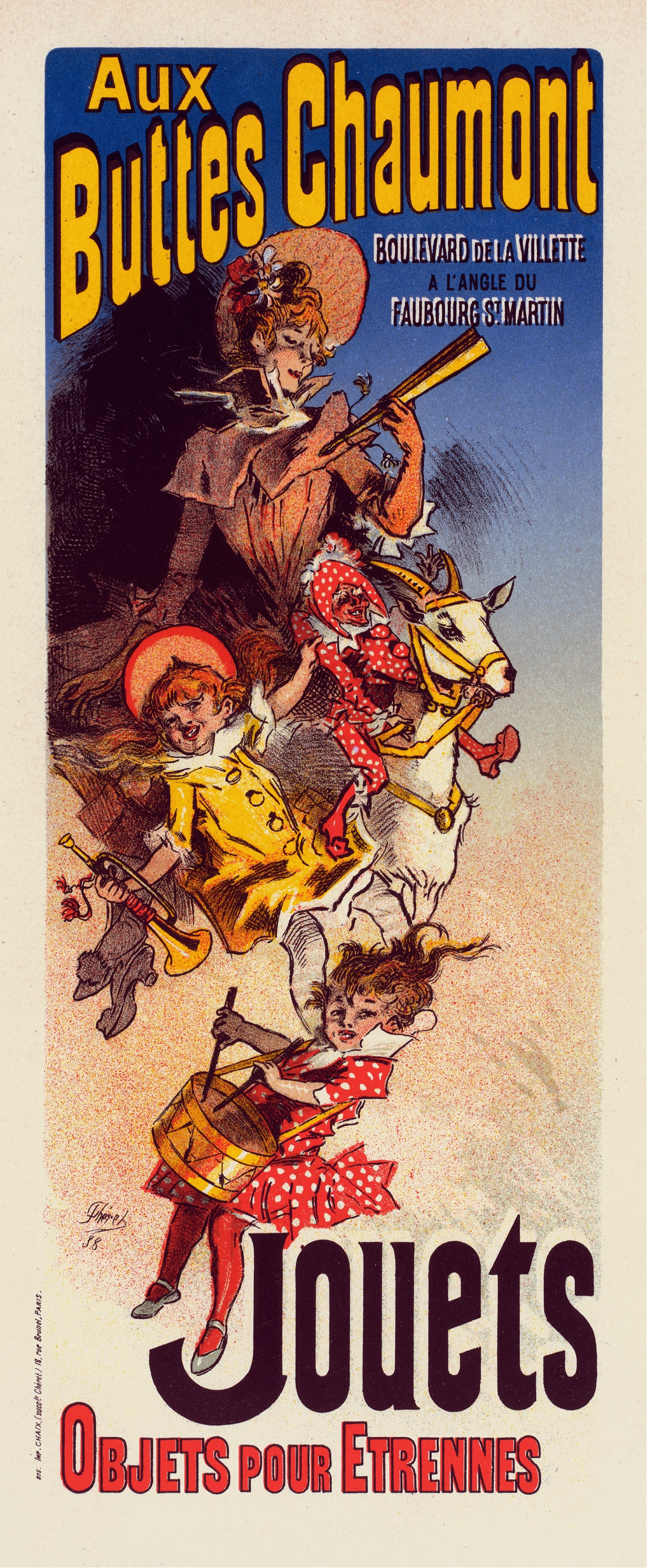 《肖蒙山丘商店》（Buttes Chaumont Store）｜朱尔·谢雷 Jules Chéret｜1899