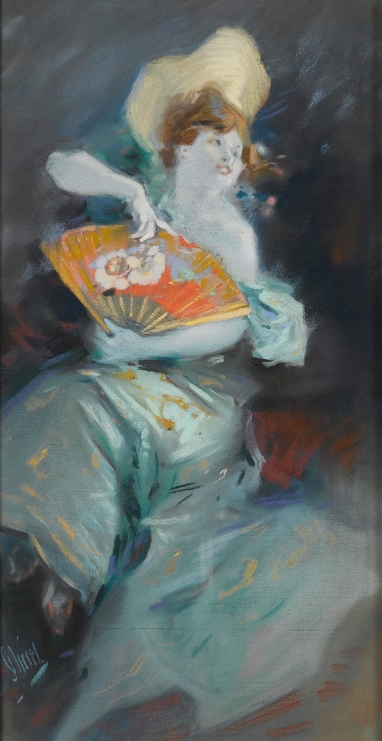 《一位女士的肖像》（Portrait of a Lady）｜朱尔·谢雷 Jules Chéret｜不明