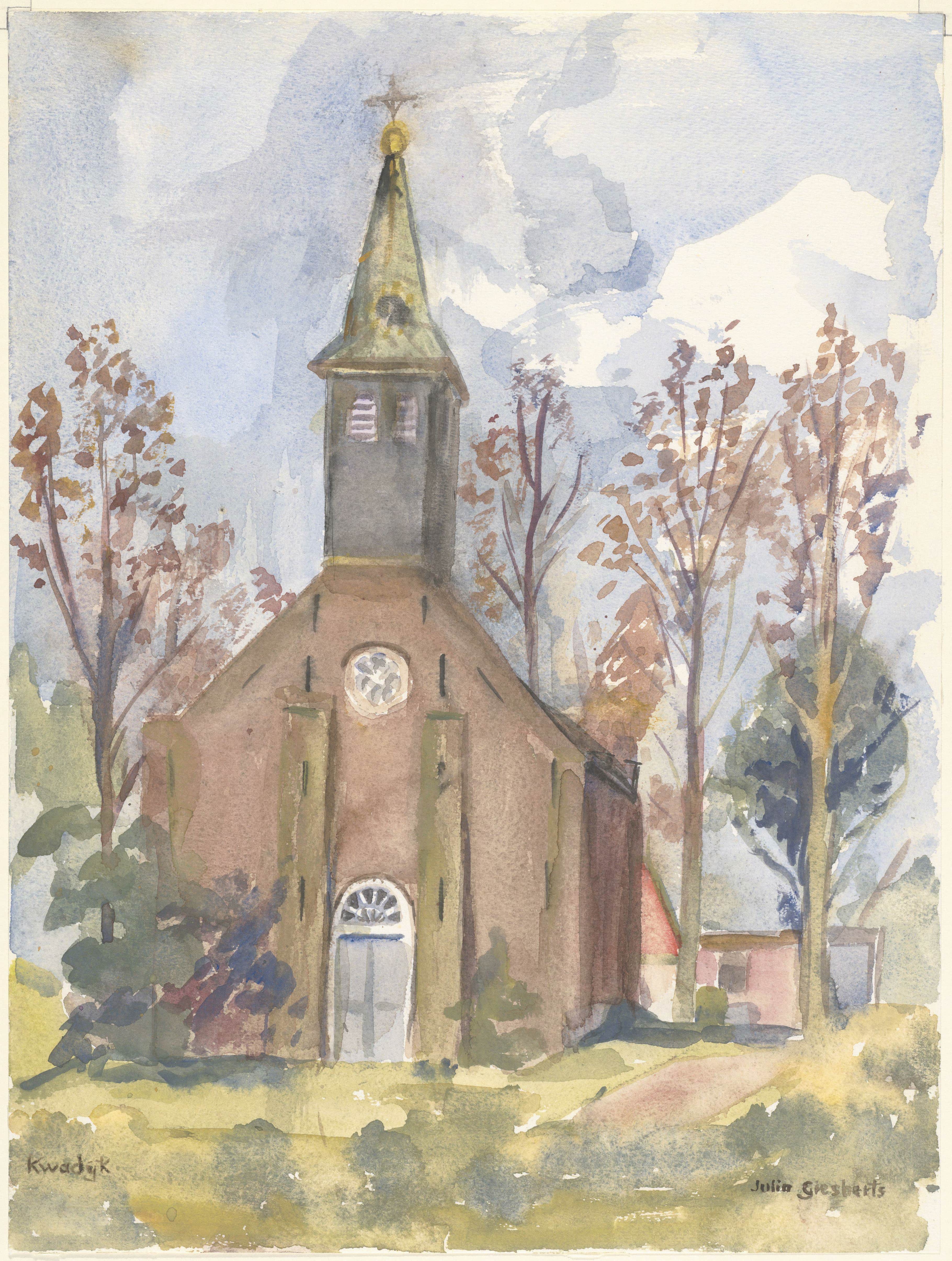 《夸迪克的教堂》（The Church in Kwadijk）｜朱莉娅·吉斯贝茨 Julia Giesberts｜不明
