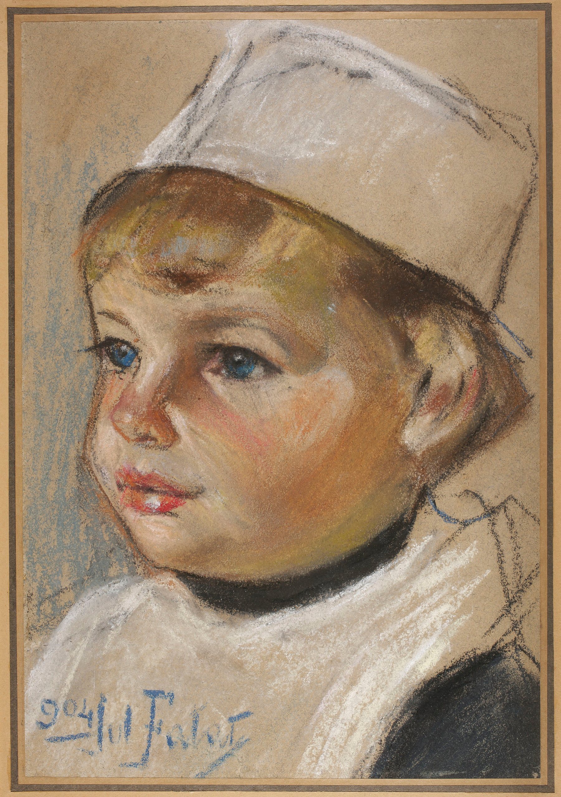 《儿童肖像》（Portrait of a child）｜尤利安·法瓦特 Julian Fałat｜1904