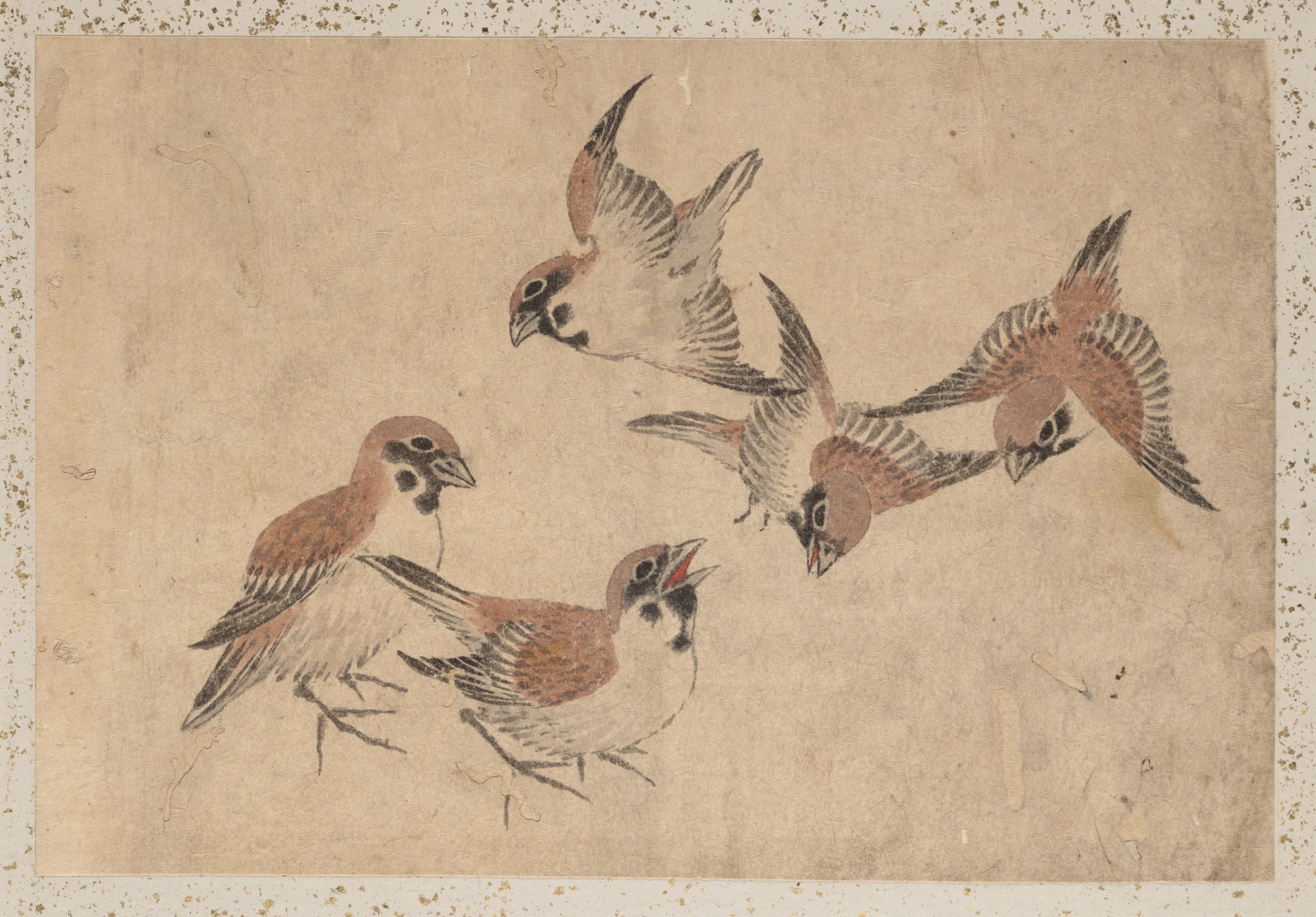《《葛饰北斋及其弟子素描册》第44图》（Album of Sketches by Katsushika Hokusai and His Disciples Pl.44）｜葛饰北斋 Katsushika Hokusai｜19th century