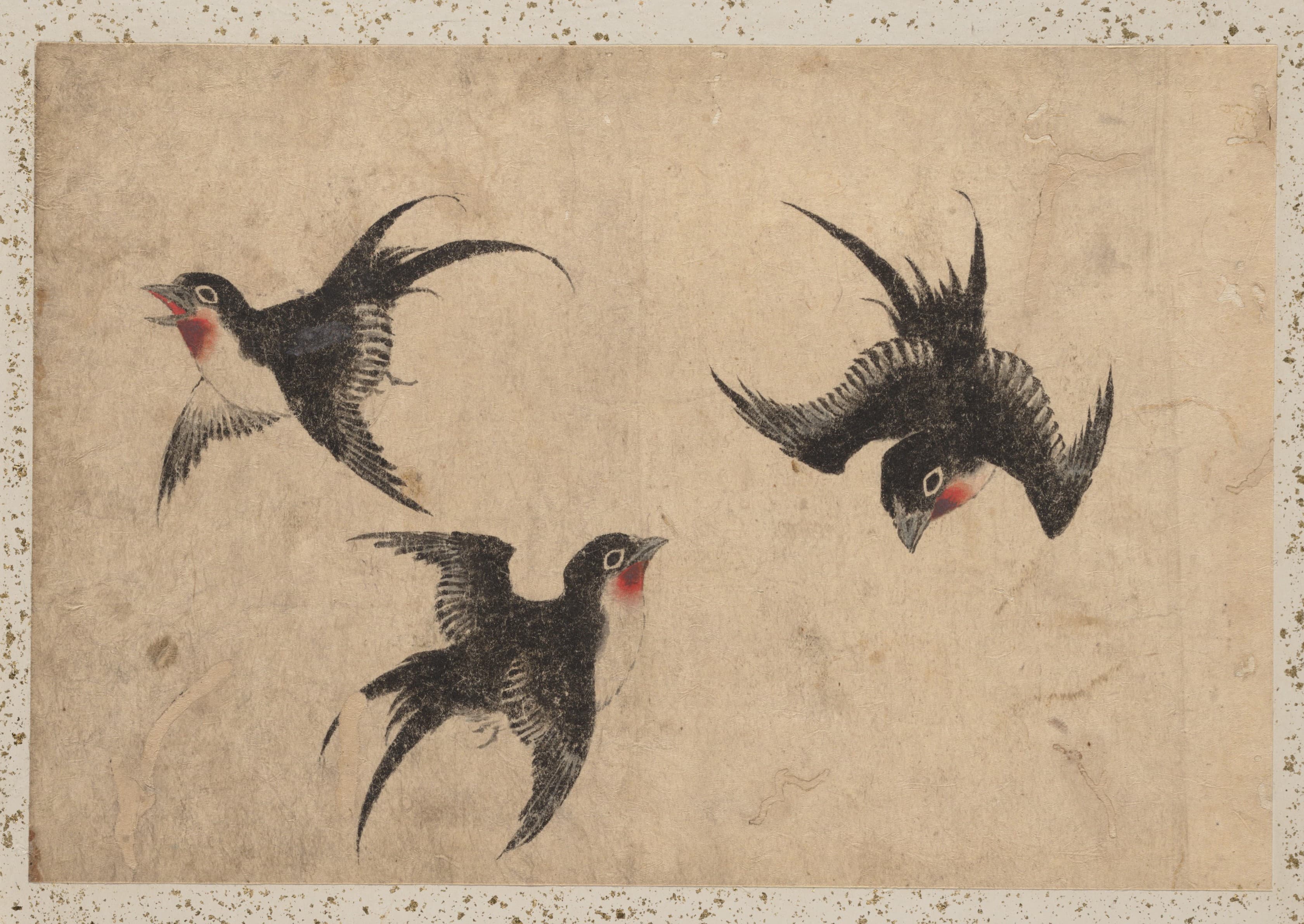 《《葛饰北斋及其弟子素描册》第43图》（Album of Sketches by Katsushika Hokusai and His Disciples Pl.43）｜葛饰北斋 Katsushika Hokusai｜19th century