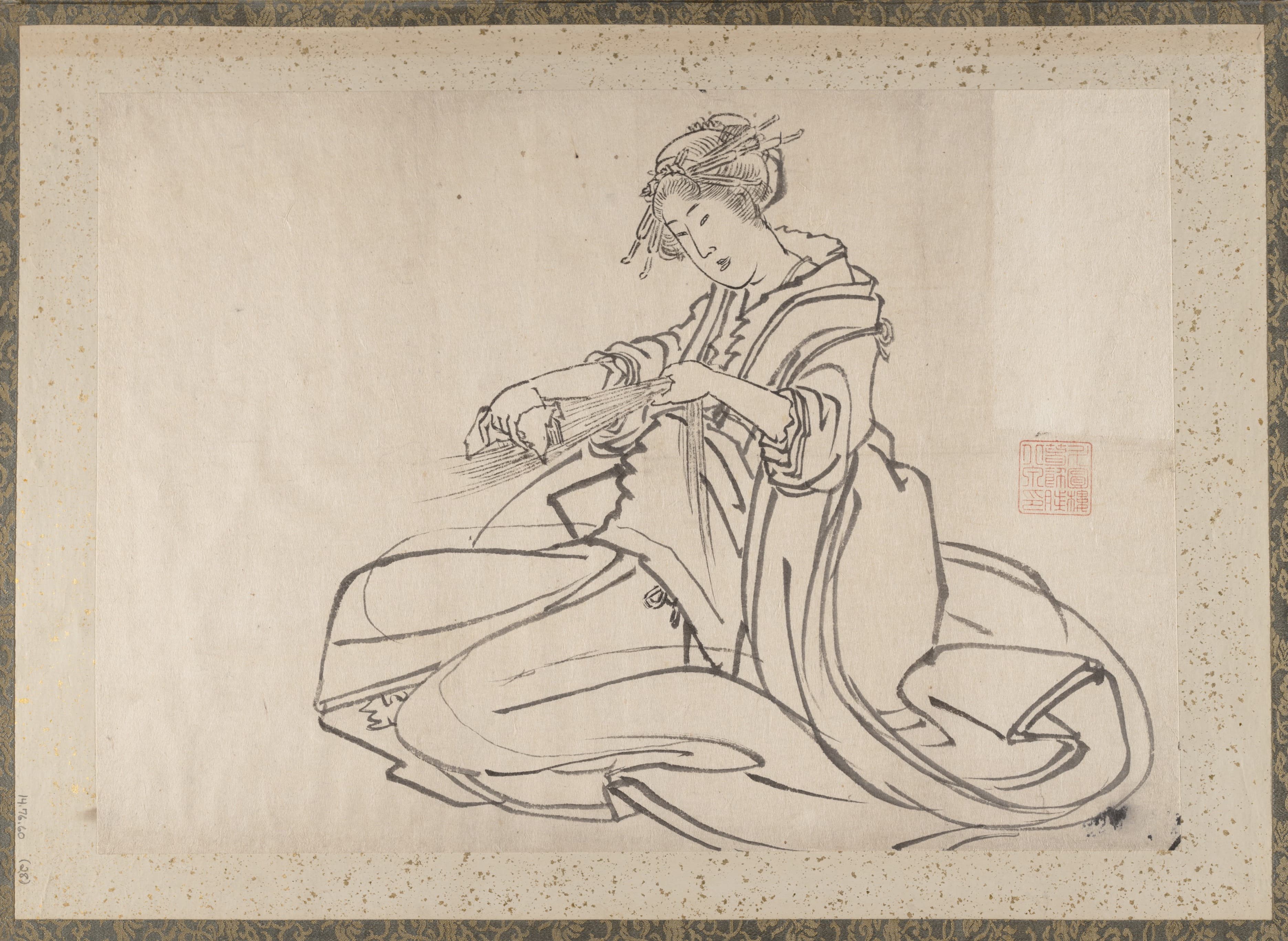 《《葛饰北斋及其弟子素描册》第28图》（Album of Sketches by Katsushika Hokusai and His Disciples Pl.28）｜葛饰北斋 Katsushika Hokusai｜19th century