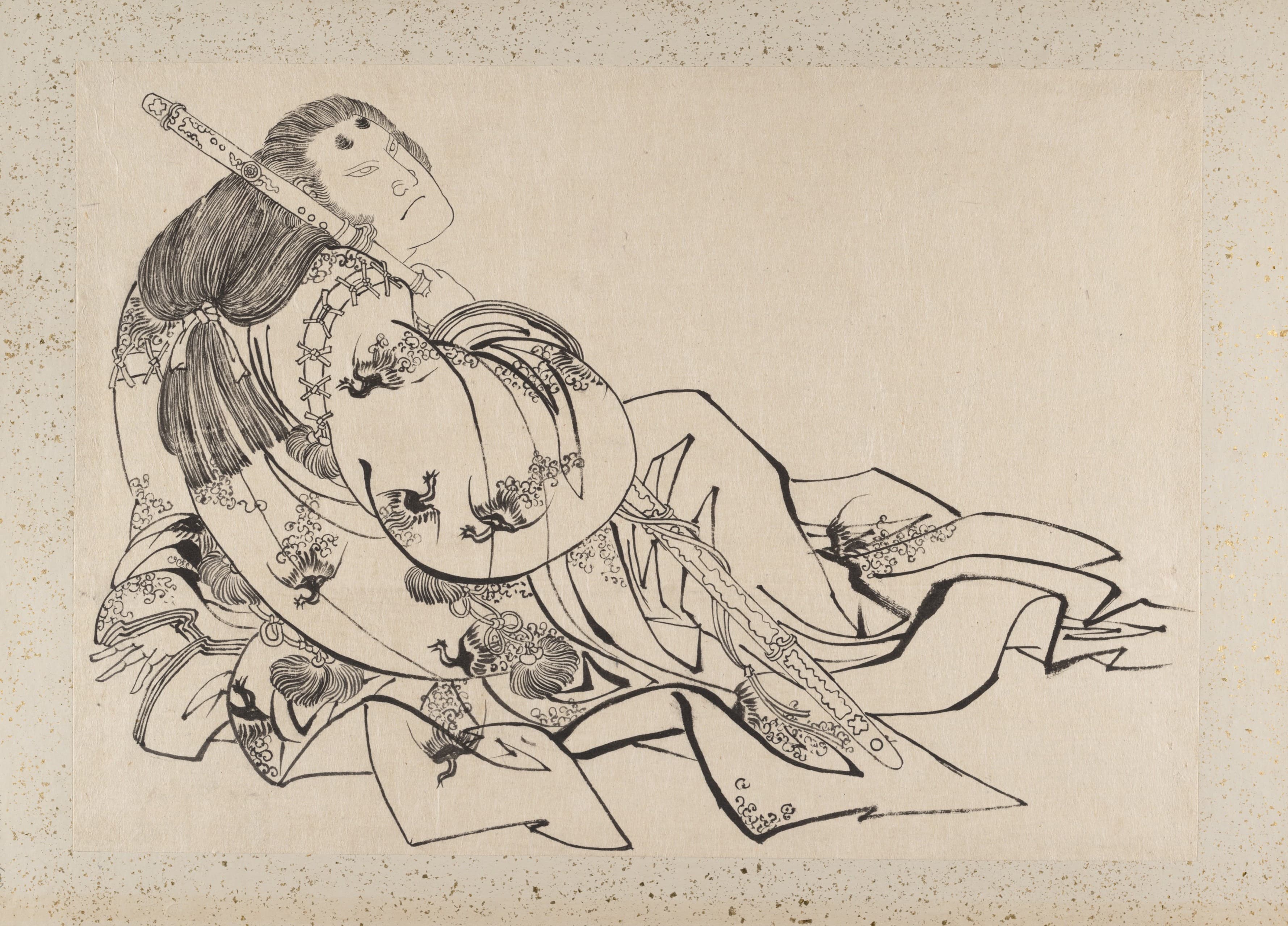 《《葛饰北斋及其弟子素描册》第23图》（Album of Sketches by Katsushika Hokusai and His Disciples Pl.23）｜葛饰北斋 Katsushika Hokusai｜19th century