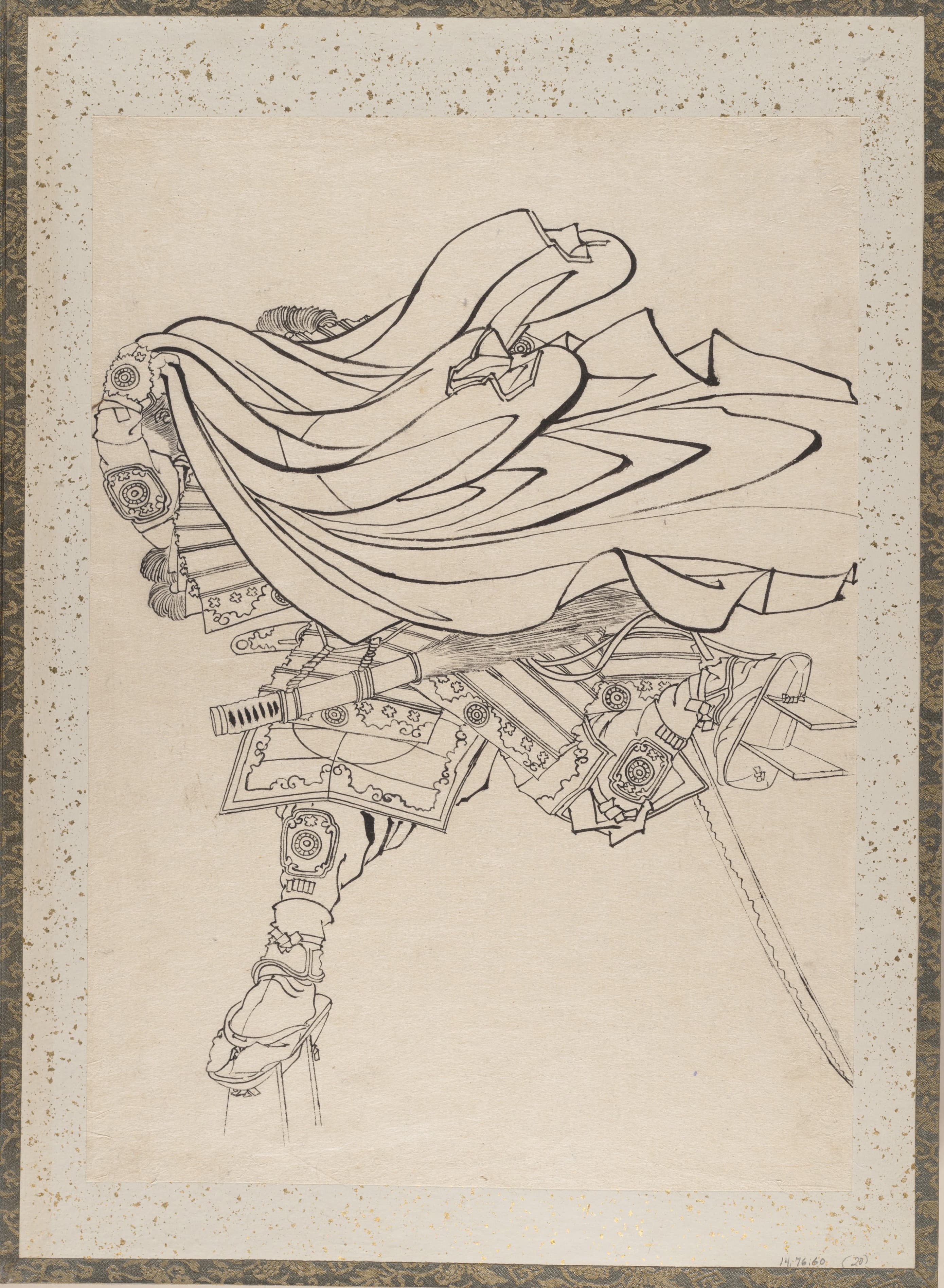 《《葛饰北斋及其弟子素描册》第20图》（Album of Sketches by Katsushika Hokusai and His Disciples Pl.20）｜葛饰北斋 Katsushika Hokusai｜19th century