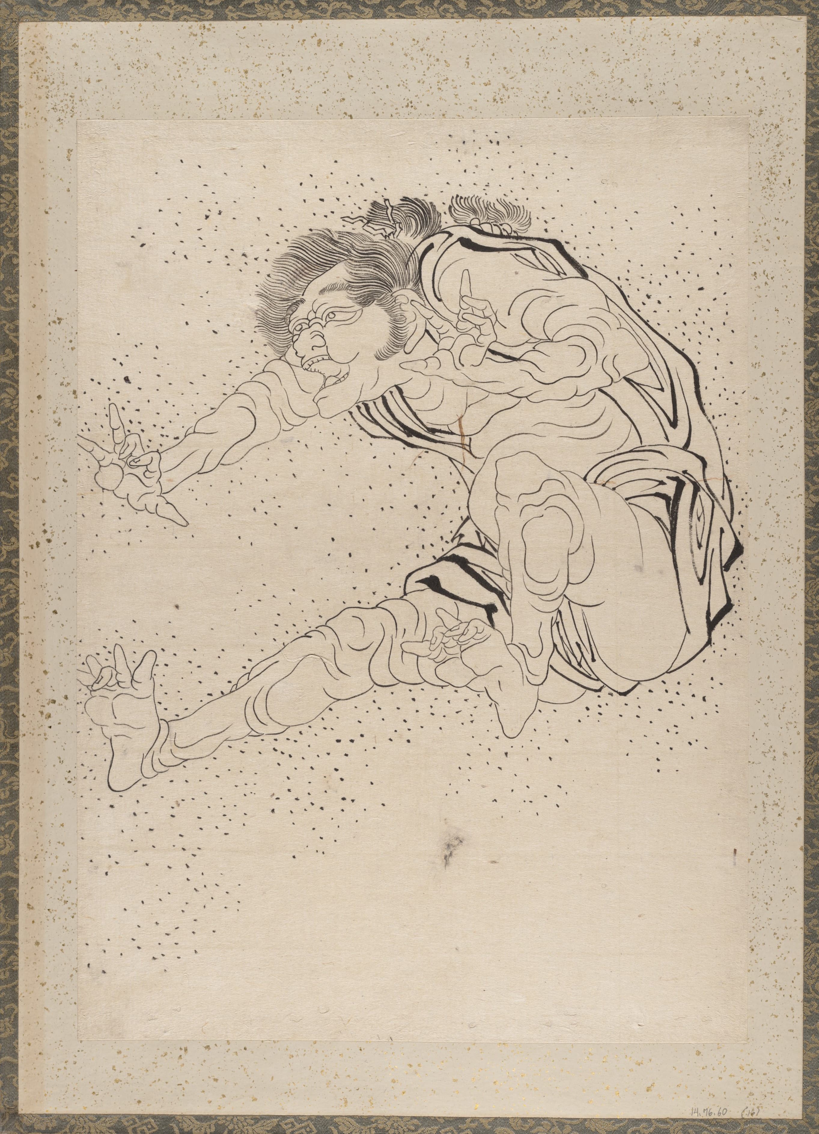 《《葛饰北斋及其弟子素描册》第16图》（Album of Sketches by Katsushika Hokusai and His Disciples Pl.16）｜葛饰北斋 Katsushika Hokusai｜19th century