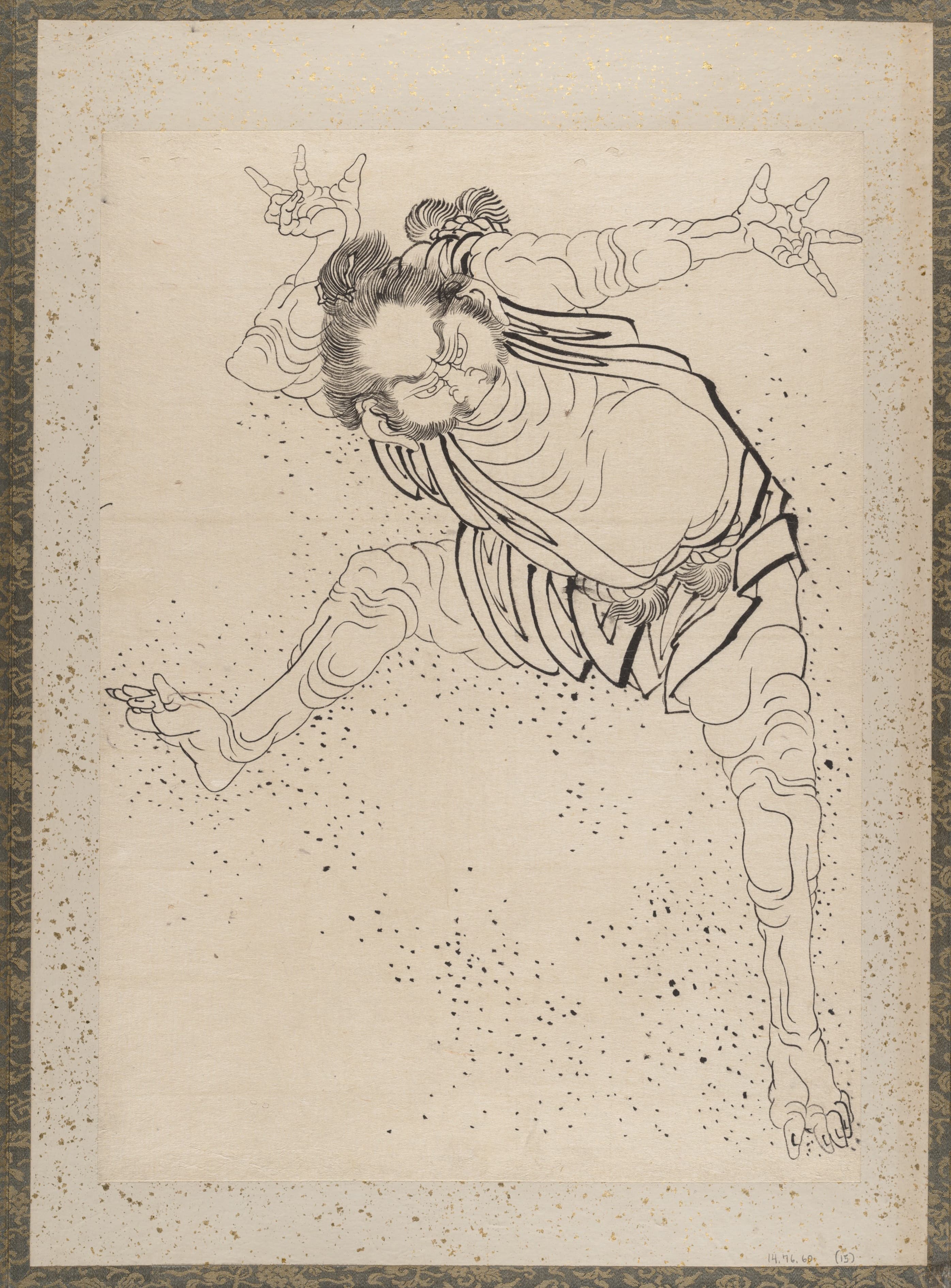 《《葛饰北斋及其弟子素描册》第15图》（Album of Sketches by Katsushika Hokusai and His Disciples Pl.15）｜葛饰北斋 Katsushika Hokusai｜19th century