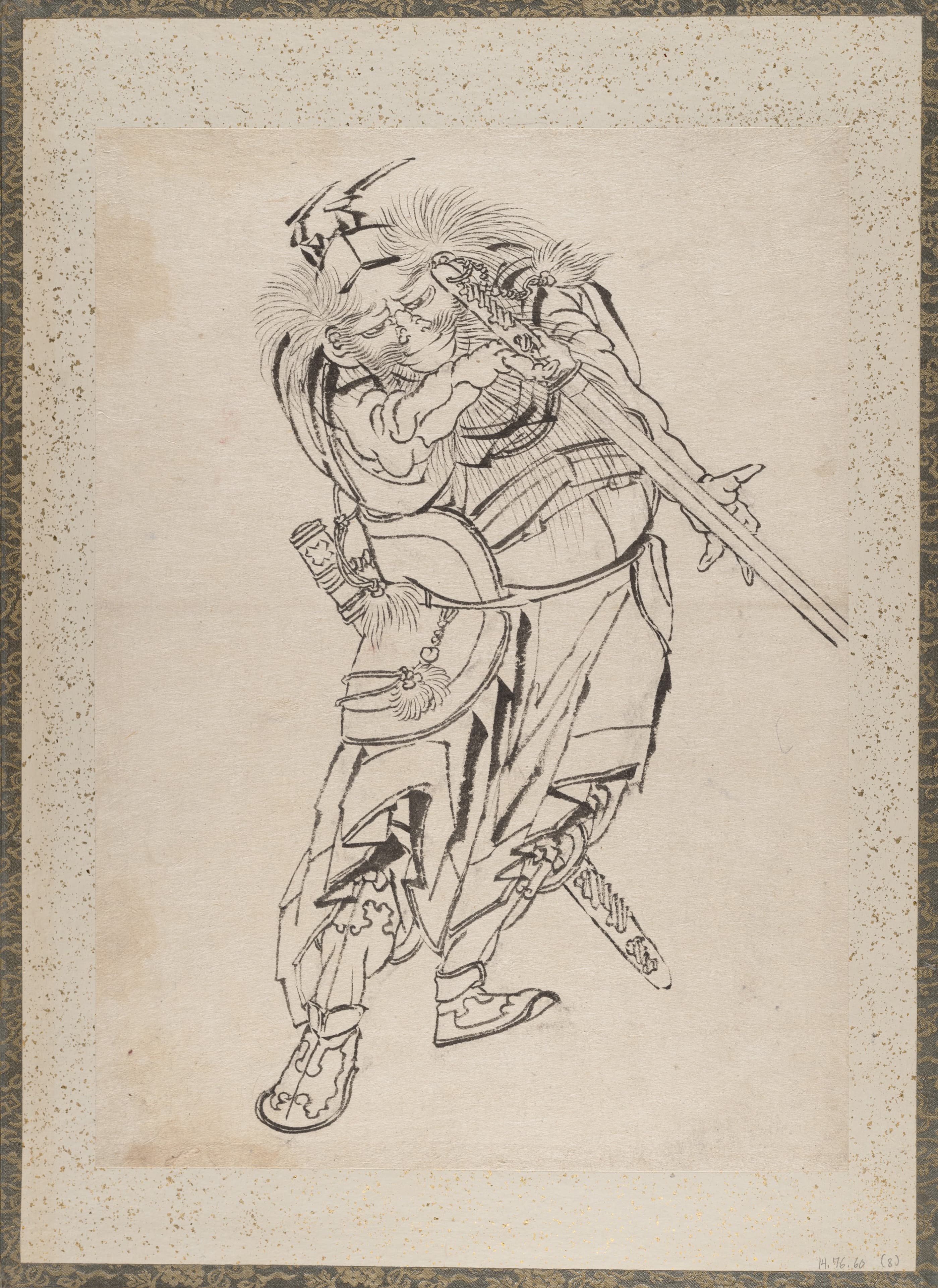 《《葛饰北斋及其弟子素描册》第8图》（Album of Sketches by Katsushika Hokusai and His Disciples Pl.08）｜葛饰北斋 Katsushika Hokusai｜19th century