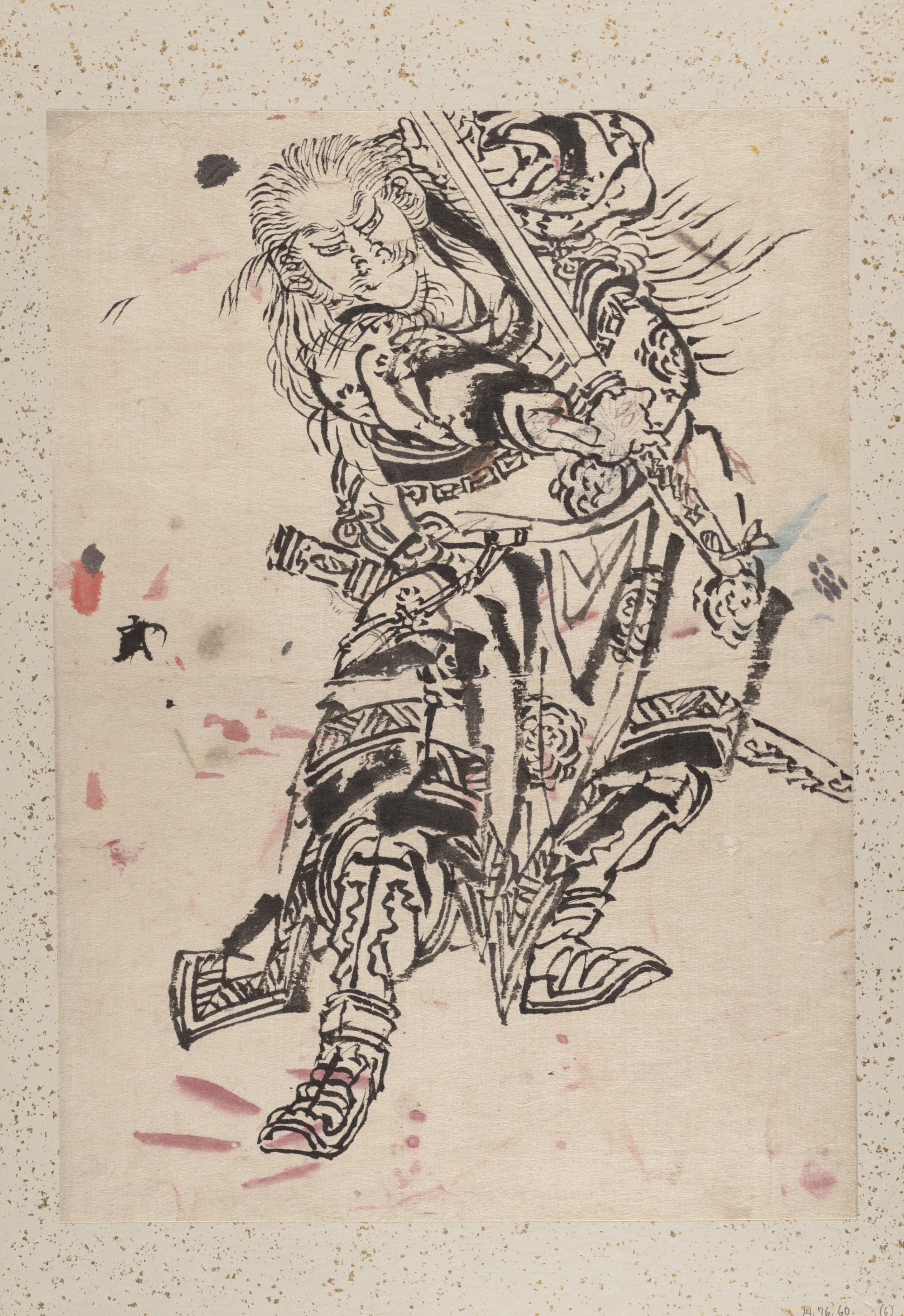 《《葛饰北斋及其弟子素描册》第6图》（Album of Sketches by Katsushika Hokusai and His Disciples Pl.06）｜葛饰北斋 Katsushika Hokusai｜19th century